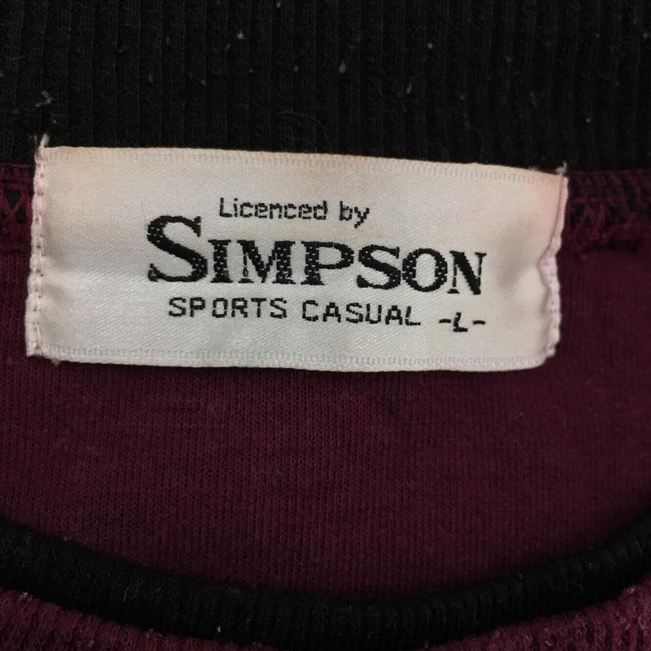 The Simpsons Vintage SIMPSON SPORT AUSTRALIA Crewneck Jumper Sweatshirt Size L / US 10 / IT 46 - 4 Thumbnail