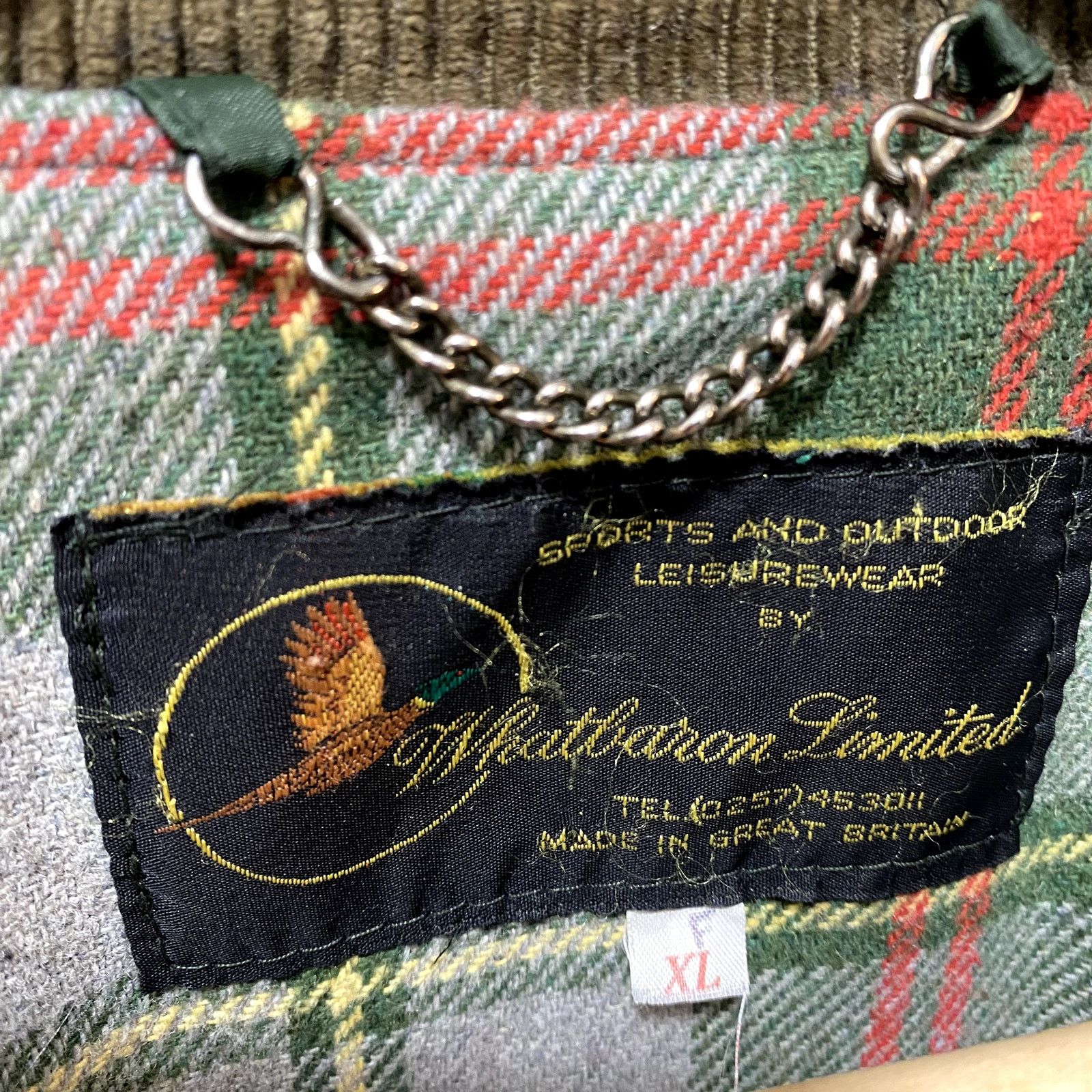Vintage Vintage Wax Jacket Olive Green Flannel Lined Coat Size US XL / EU 56 / 4 - 4 Thumbnail