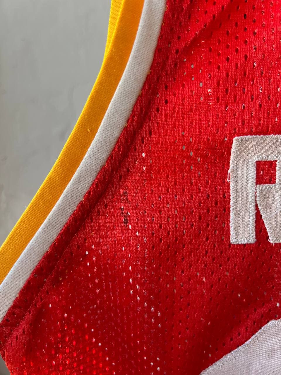 VERY RARE! 1970/80 HOUSTON ROCKETS #34 SPALDING JERSEY SZ S