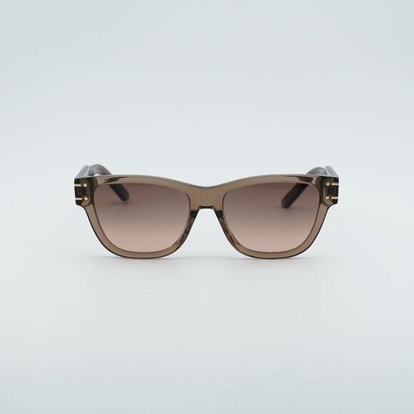 Dior Dior DIORSIGNATURE S6U 64F1 Sunglasses Brown Square Frame Size ONE SIZE - 2 Thumbnail
