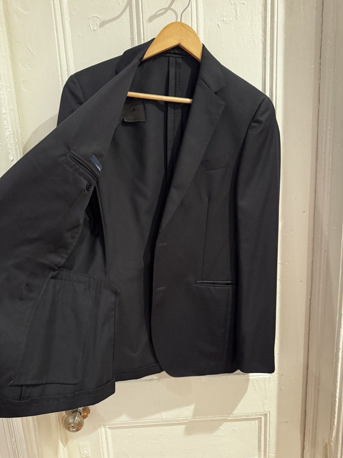 Lardini Lardini Single Breasted Suit with Classic Lapels Size 38R - 6 Thumbnail