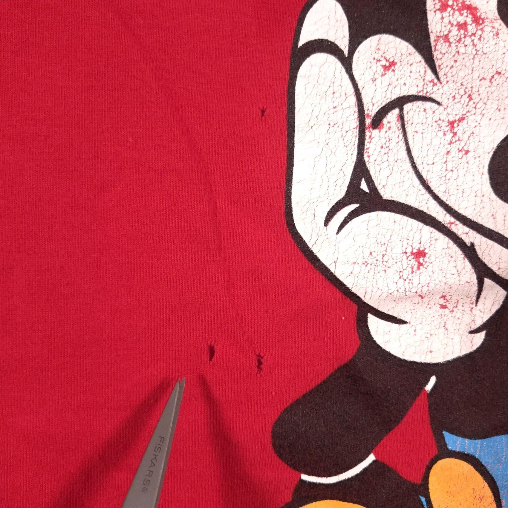 Mickey & Co. VINTAGE Mickey & Co Shirt Mens Large Red Mickey Mouse Tee Double Sided 90s Size US L / EU 52-54 / 3 - 7 Thumbnail