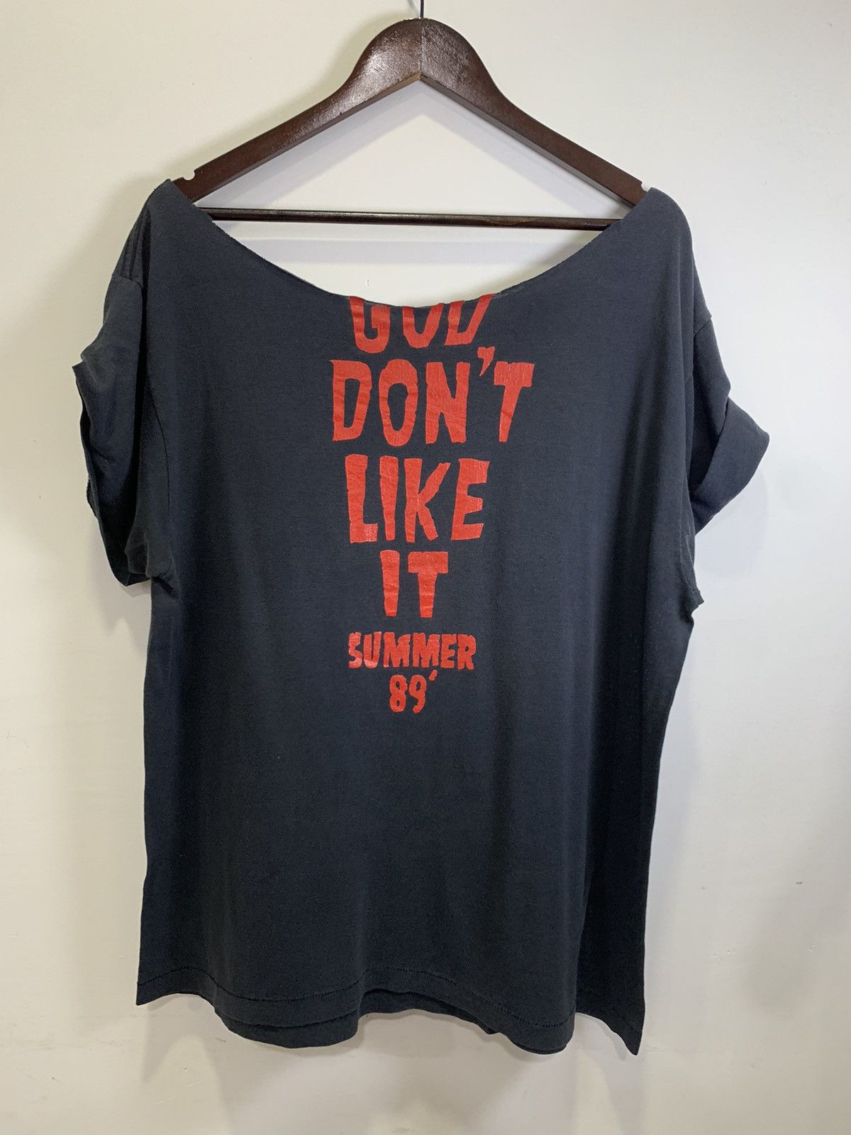Band Tees × Vintage Vintage Distressed Danzig Summer 87 Tshirt Size US XL / EU 56 / 4 - 2 Thumbnail