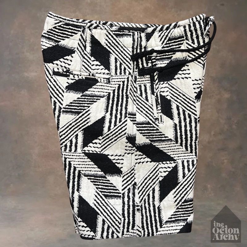 Isabel Marant Isabel Marant Felian Jacquard Shorts Black/Off White New Size US 36 / EU 52 - 3 Thumbnail