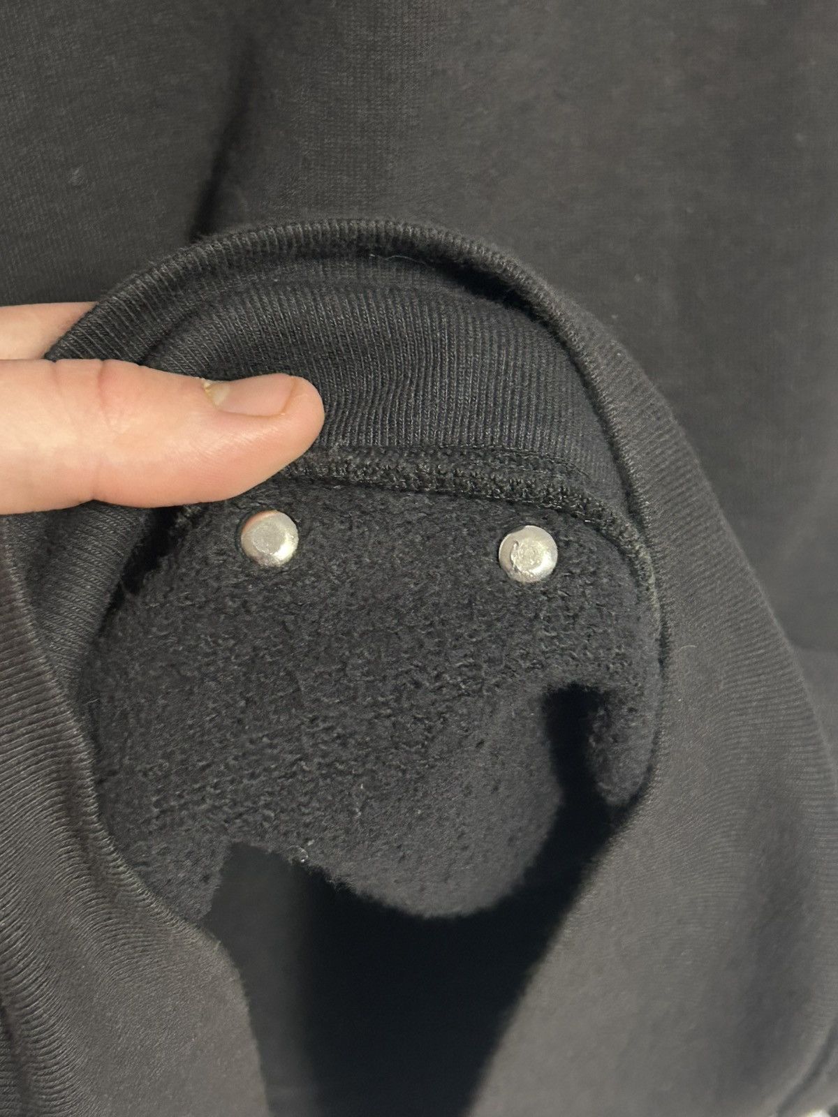 Chrome Hearts Paperjam Cross Patch Zip Up Hoodie Black