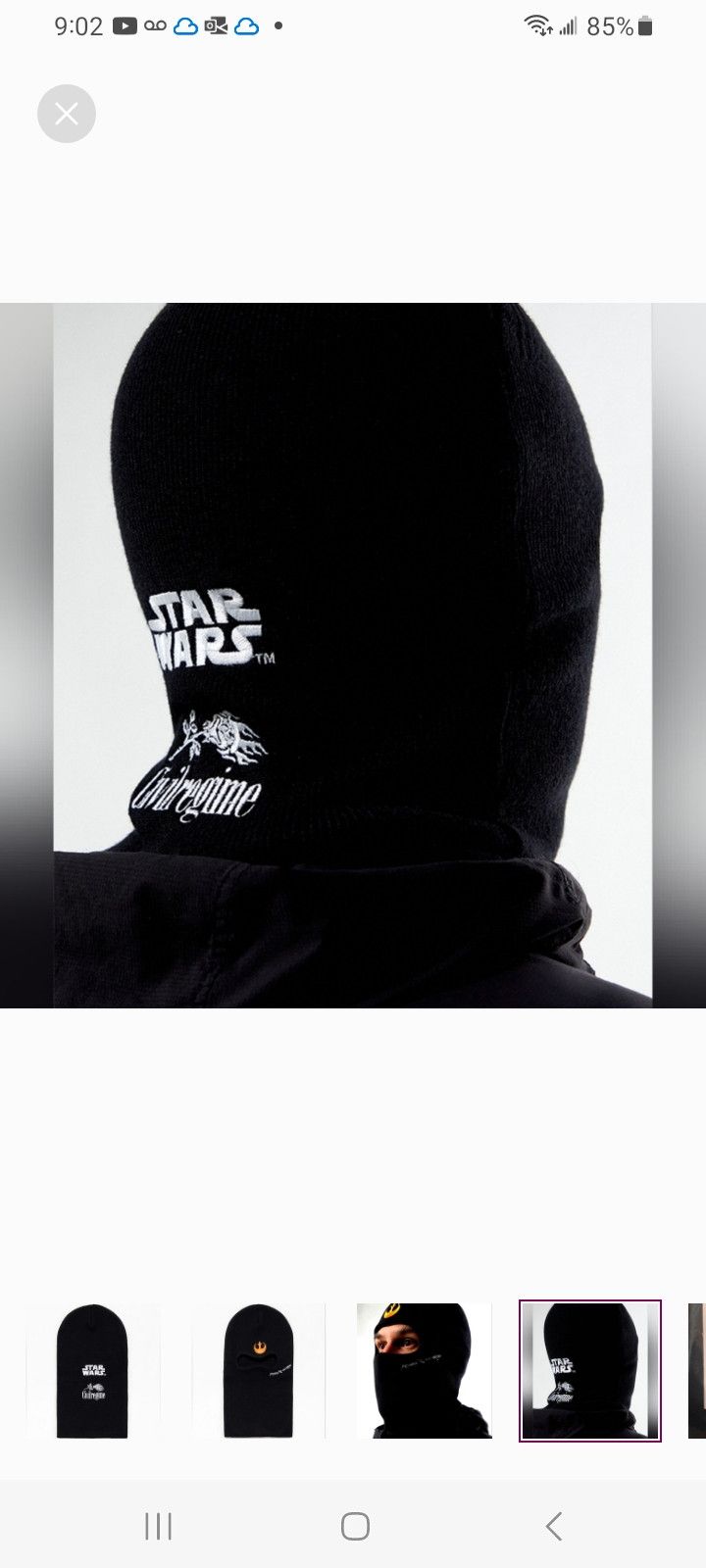 Civil Regime Civil x Star Wars Rebel Balaclava Size ONE SIZE - 7 Thumbnail