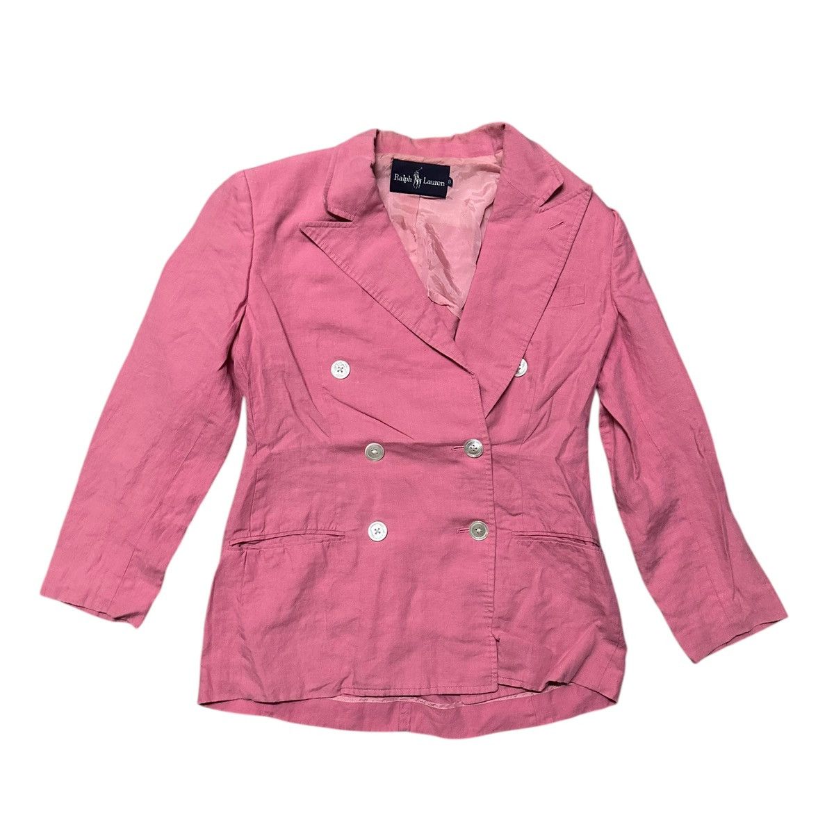 Polo Ralph Lauren Polo ralph lauren double breat hemp blazer Size S / US 4 / IT 40 - 5 Thumbnail