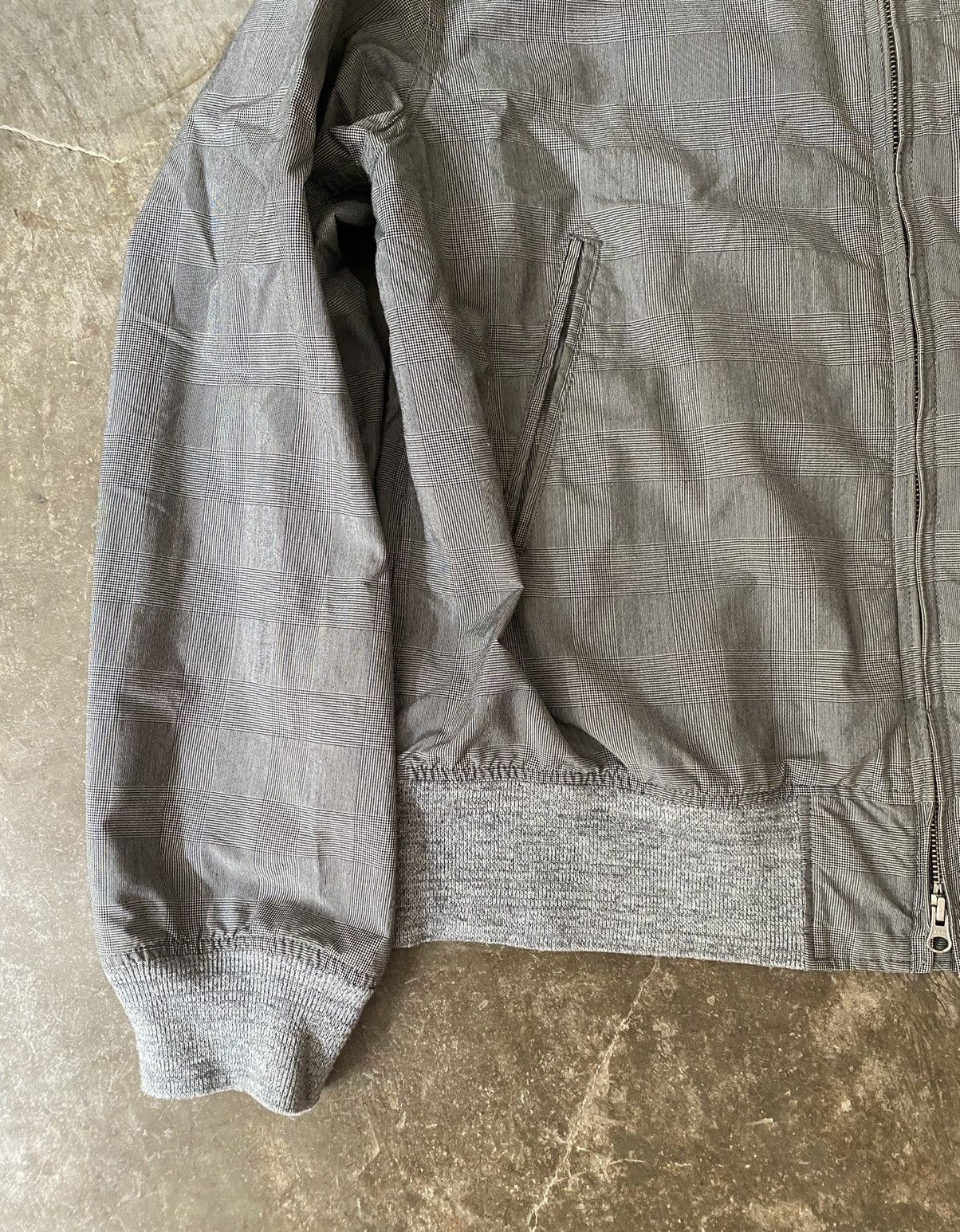 Engineered Garments Engineered Garments Grey Check Bomber Jacket Kapital Needles Size US L / EU 52-54 / 3 - 3 Thumbnail