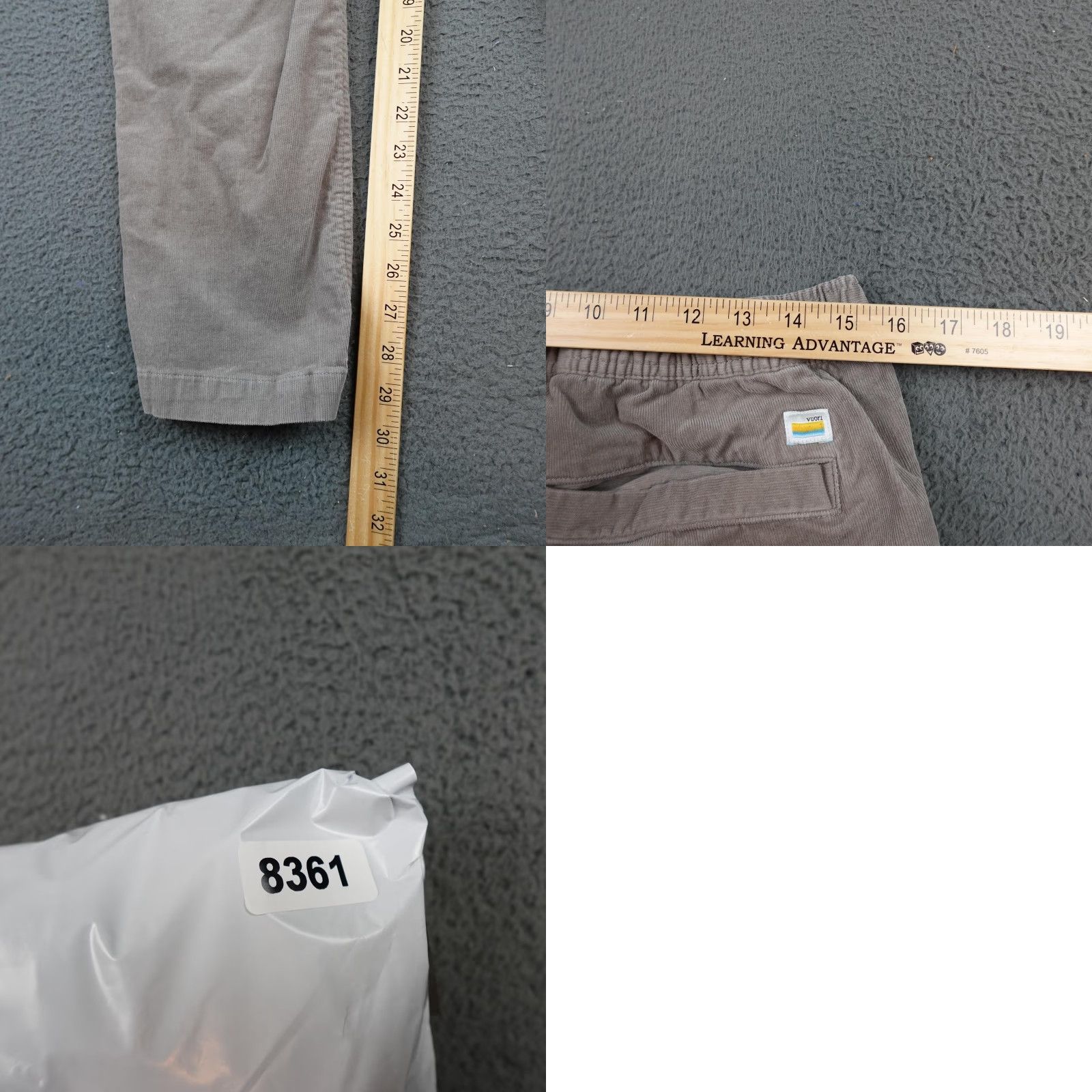 Vuori Vuori Mens Large Corduroy Chino Pants Elastic Waist Casual Optimist Size US 33 - 8 Thumbnail