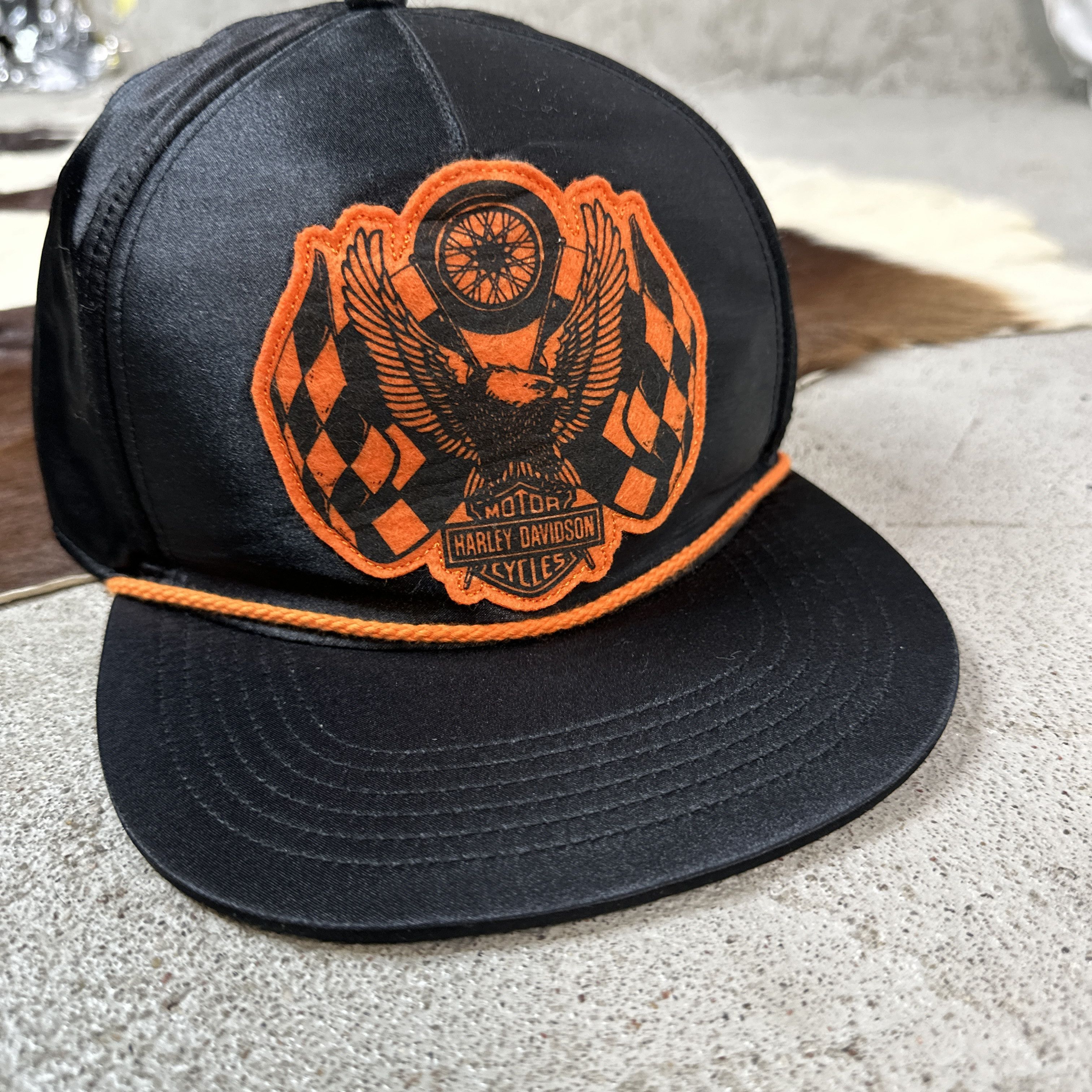 Harley Davidson × Vintage Harley Davidson Trucker Hat Size ONE SIZE - 5 Thumbnail