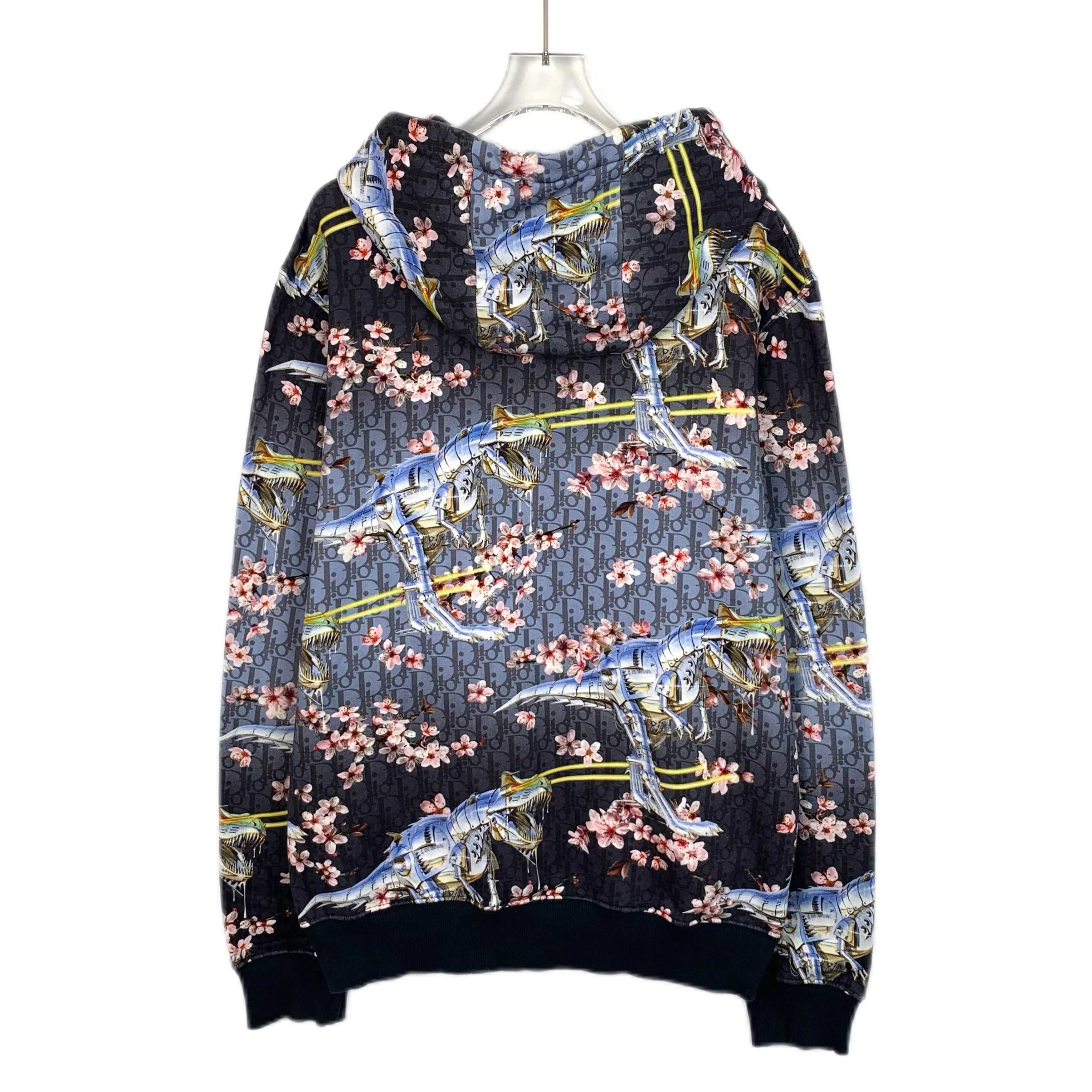 Dior Dior Hoodie – Multicolor Floral Cotton Drawstring (Size M) Size M / US 6-8 / IT 42-44 - 8 Thumbnail