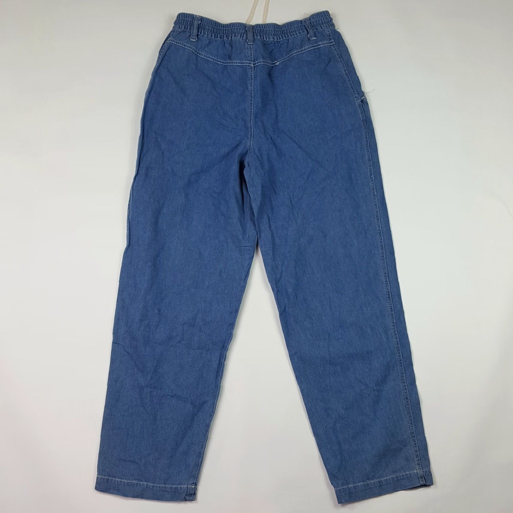 Denime VTG 80s Street Wear Womens Size M Stretch Relaxed Tapered Denim Blue Jeans Vintage Yes Size 32" / US 10 / IT 46 - 4 Thumbnail