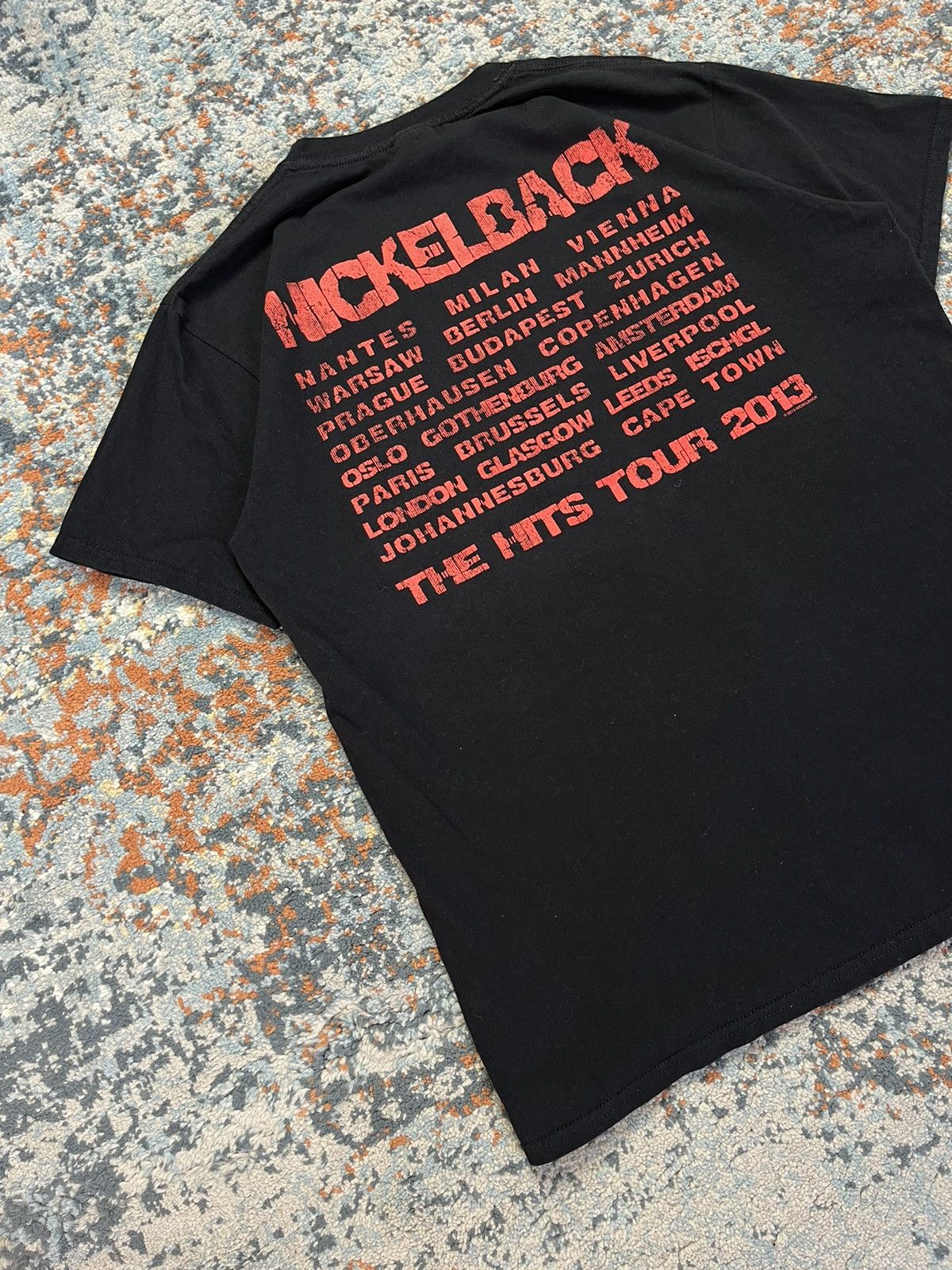 Band Tees × Vintage Vintage y2k Nickelback members tour graphic band tee Size US L / EU 52-54 / 3 - 4 Thumbnail
