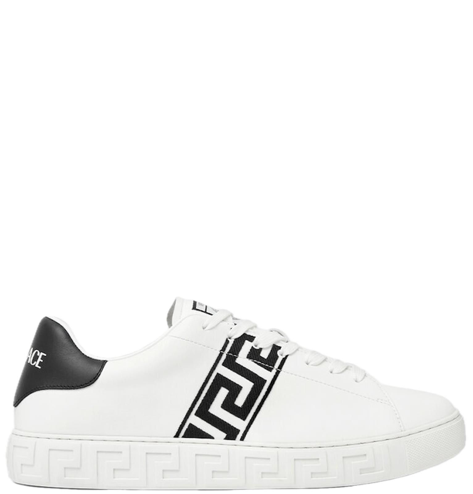Versace Versace Greco Embroidered Sneakers Size US 6 / EU 39 - 1 Thumbnail