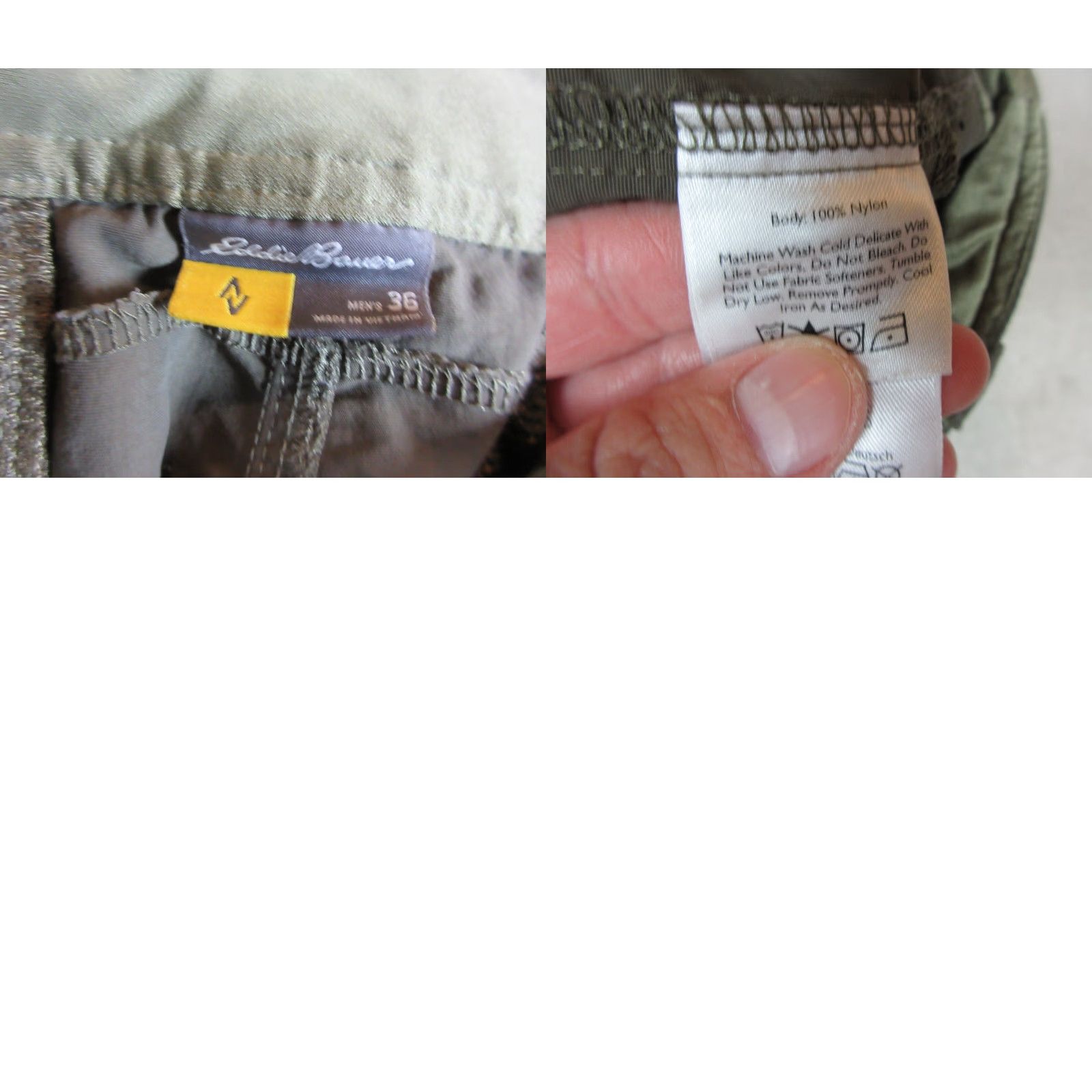 Eddie Bauer Eddie Bauer Shorts Mens 36 Green Cargo Travex Nylon Hiking Outdoors Fishing Cargo Shorts Mens 36 Green Nylon Hiking Outdoors Travex Eddie Bauer Size US 36 / EU 52 - 9 Thumbnail