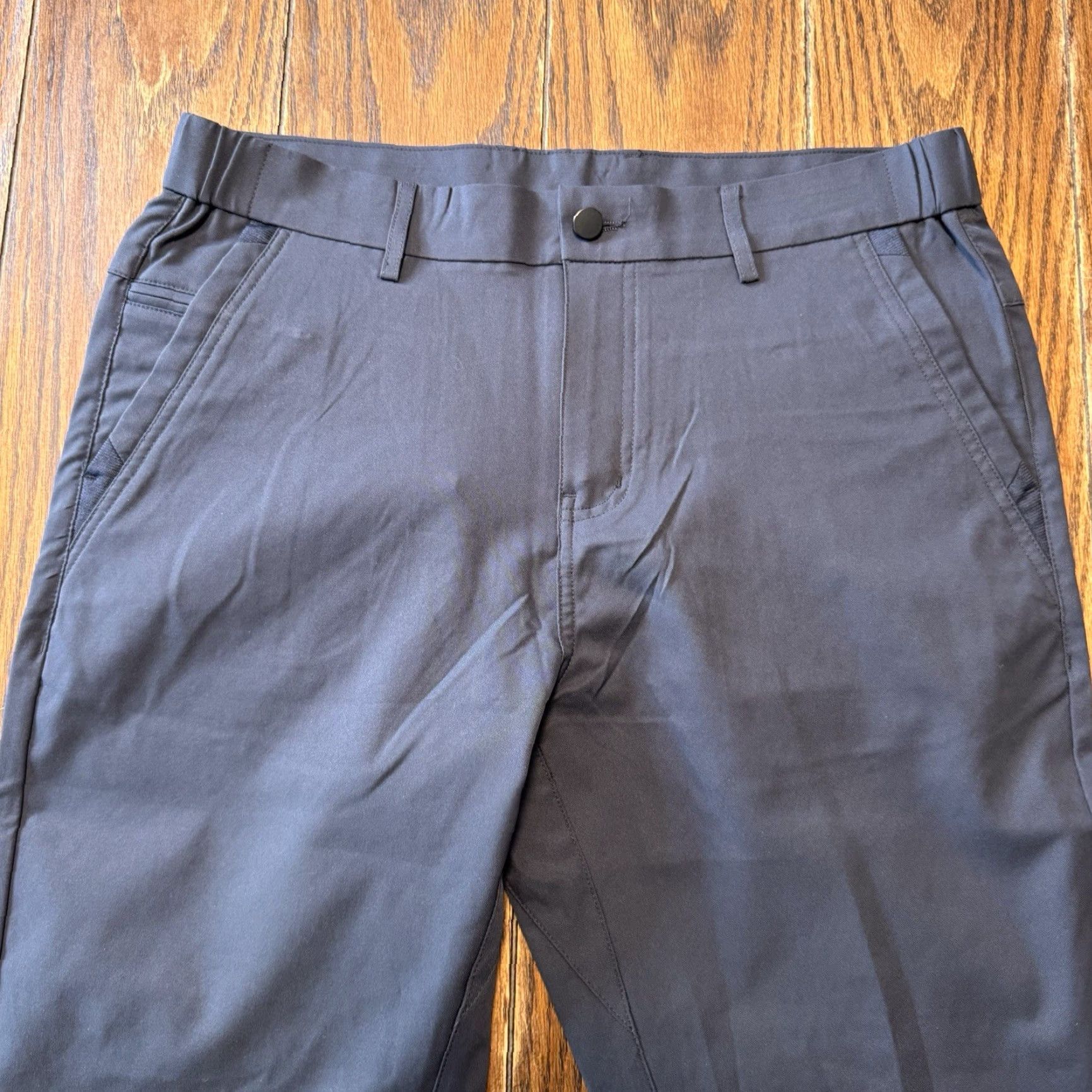 Vintage Jack Archer Pants Mens 32x30 Deep Blue Jetsetter Tech Performance Stretch City Preppy Sports Chino, Straight Leg, Regular Rise Mens Size US 32 / EU 48 - 3 Thumbnail
