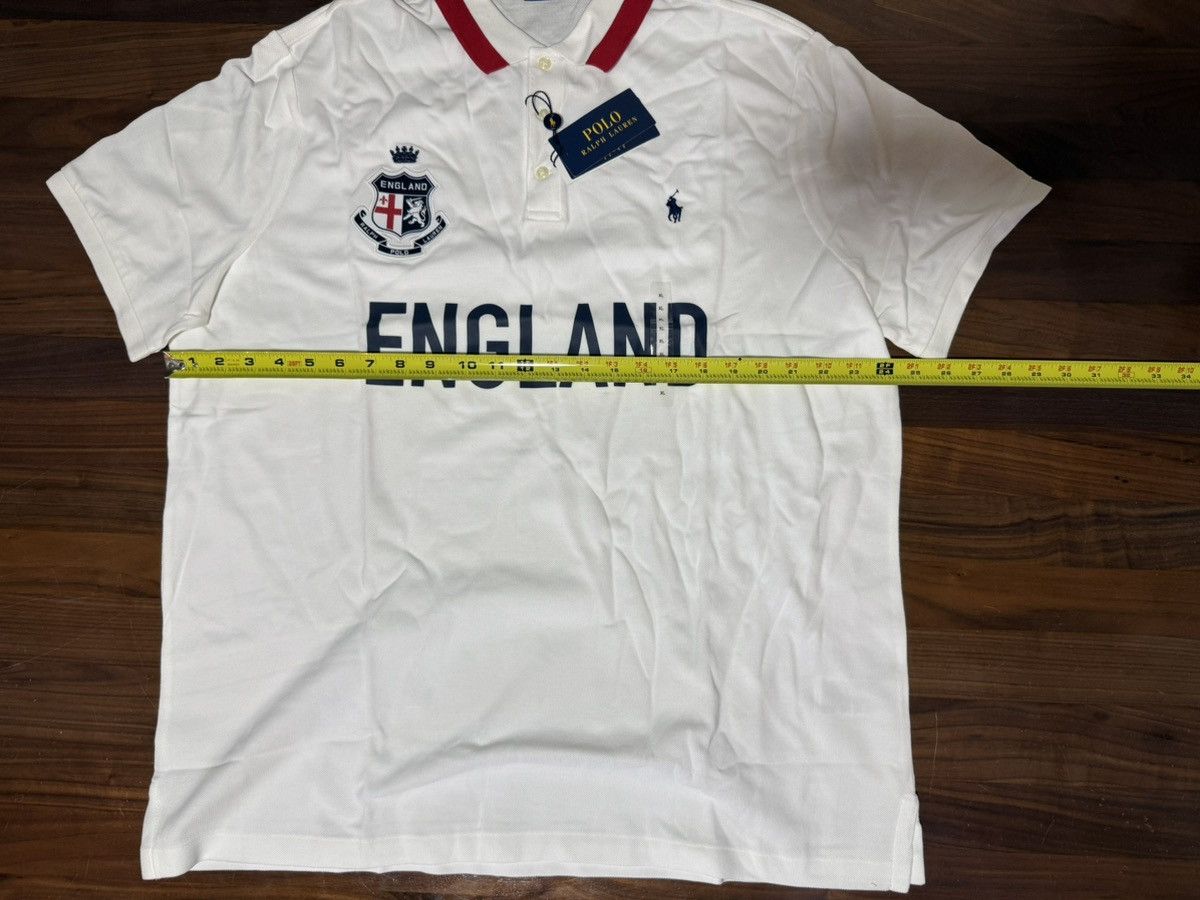 Polo Ralph Lauren Polo Ralph Lauren Classic Fit Mesh Team England Polo Sz XL Size US XL / EU 56 / 4 - 6 Thumbnail