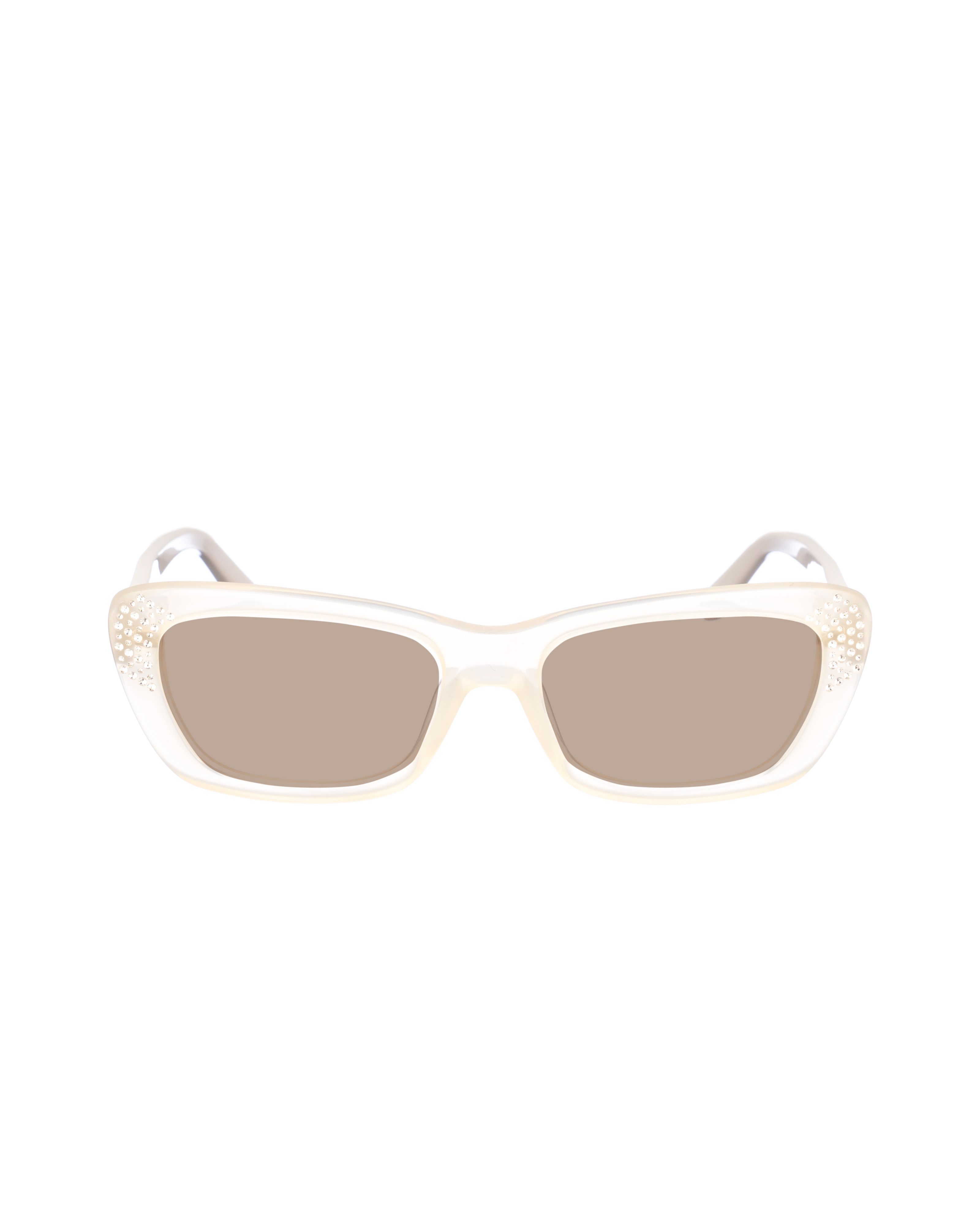 Marc Jacobs Marc by Marc Jacobs 00s White Transparent Cat-Eye Sunglasses Size ONE SIZE - 3 Thumbnail
