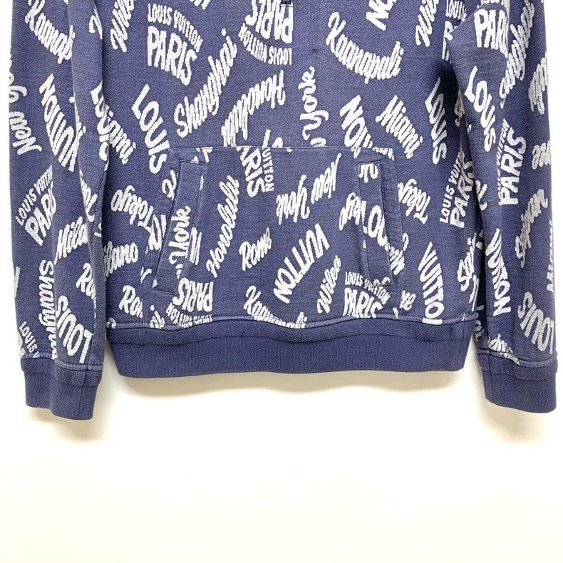 Louis Vuitton LOUIS VUITTON Full-printed logo half-zipper long sleeves Size US L / EU 52-54 / 3 - 3 Thumbnail
