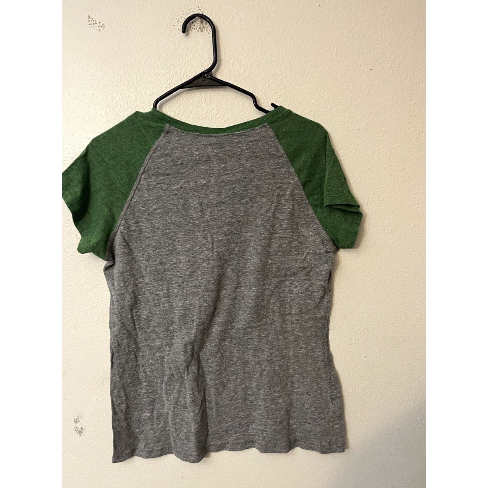 Vintage VINTAGE Genuine Merchandise Women's Athletic Cotton V-Neck T-Shirt XL Gray Size 16 Size XL / US 12-14 / IT 48-50 - 3 Thumbnail