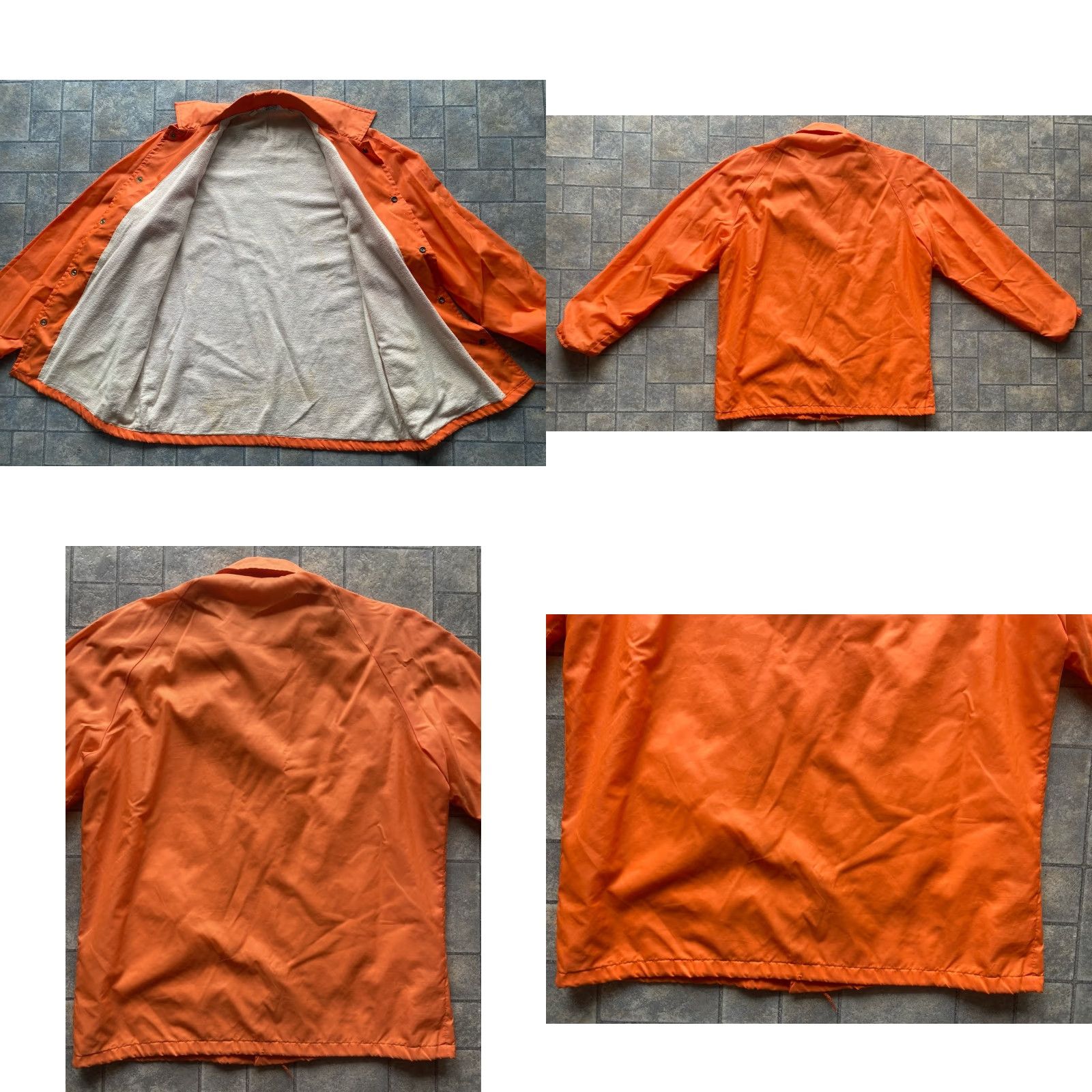 Vintage VINTAGE Montgomery Ward Orange Jacket Snap Men’s XL Tall VTG Size US XL / EU 56 / 4 - 10 Thumbnail