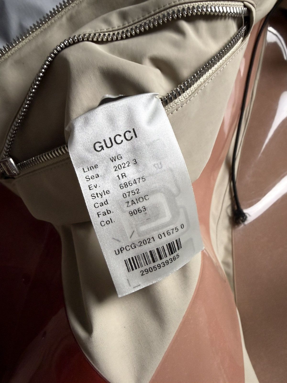 Gucci Gucci FW22 Runway Sample Jacket Graphic Patent Inlays Size US XL / EU 56 / 4 - 14 Thumbnail