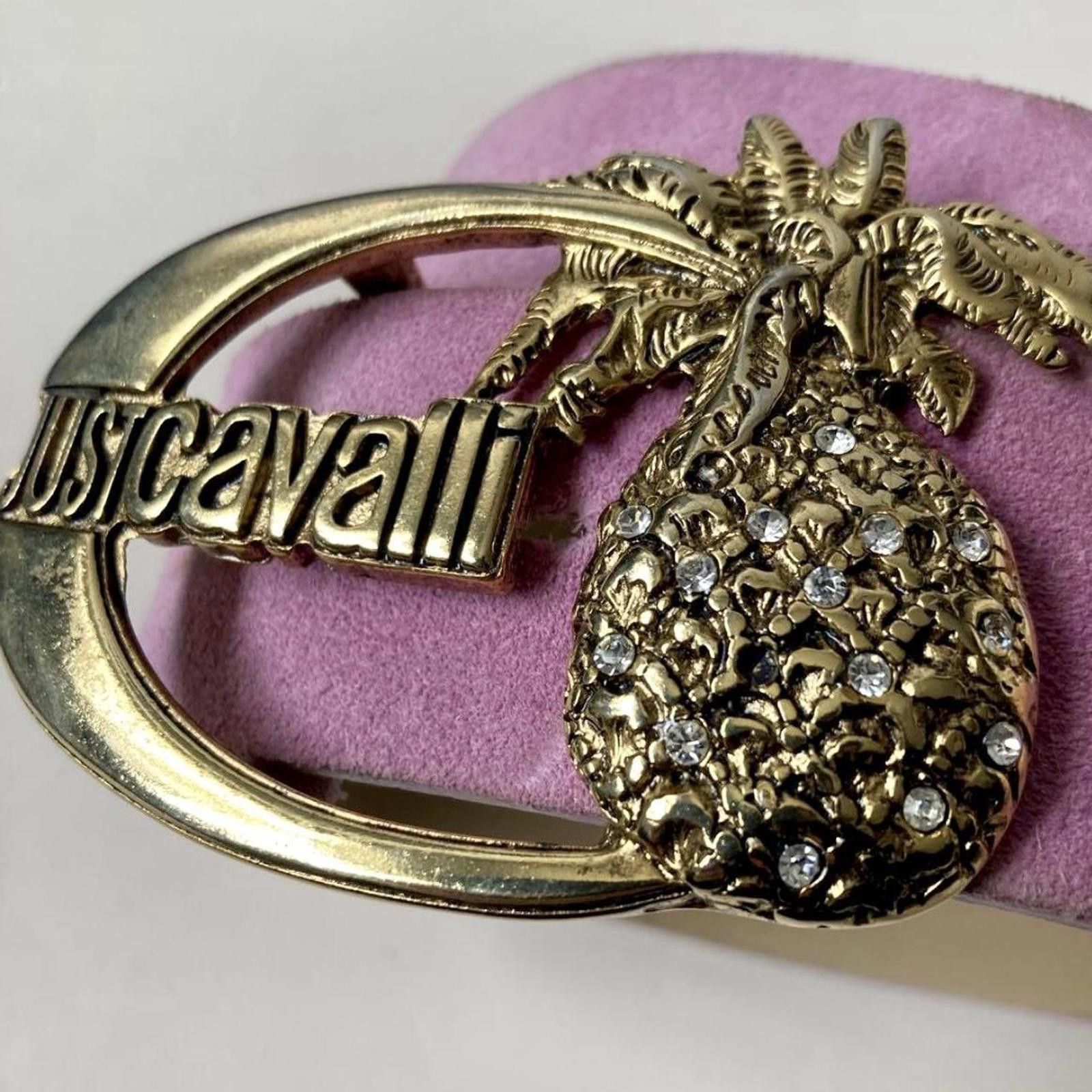 Just Cavalli Just Cavalli pineapple motif purple logo fairy grunge belt Size ONE SIZE - 4 Thumbnail
