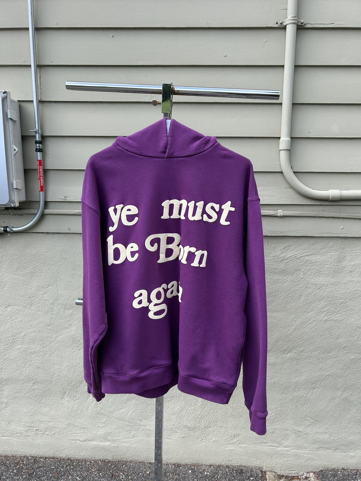 Cactus Plant Flea Market Cpfm must be born again hoodie purple Size US L / EU 52-54 / 3 - 1 Thumbnail