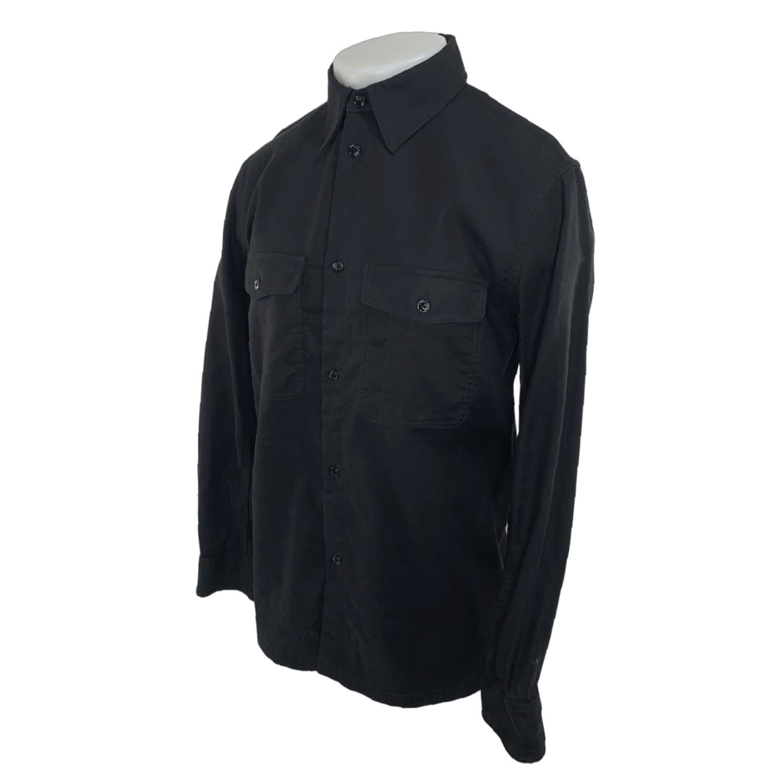 Rag & Bone RAG & BONE Heavy Duty Mens S Work Shirt - Button-Up Long Sleeve Black, Mint? Size US S / EU 44-46 / 1 - 1 Thumbnail