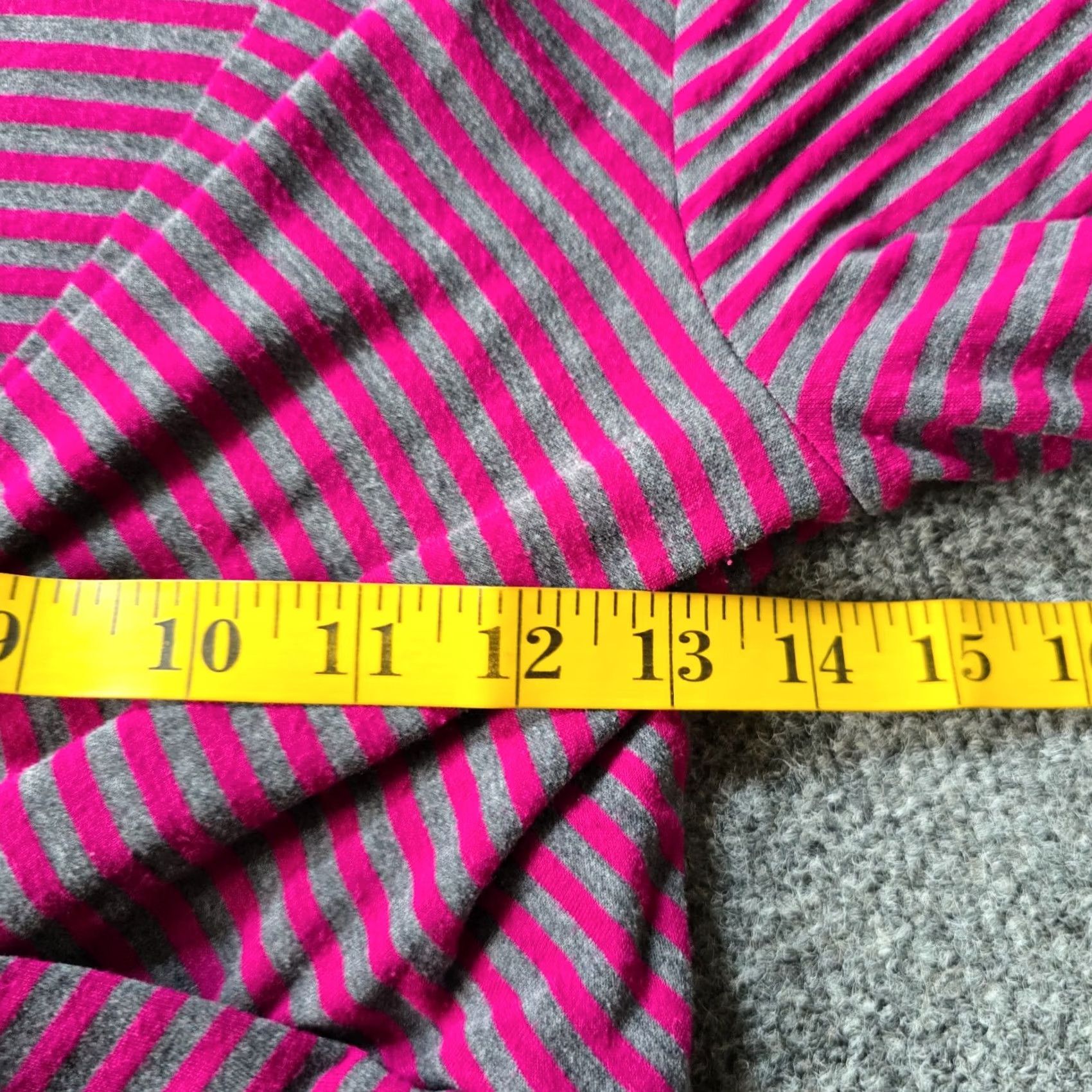 Anthropologie Anthropologie Dress Womens Small Pink Gray Striped A-Line Casual Size S / US 4 / IT 40 - 5 Thumbnail