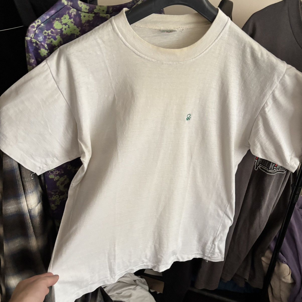 Vintage Vintage Grail 80’s Benetton T-Shirt Made in Italy Grunge ERD Size US M / EU 48-50 / 2 - 2 Thumbnail