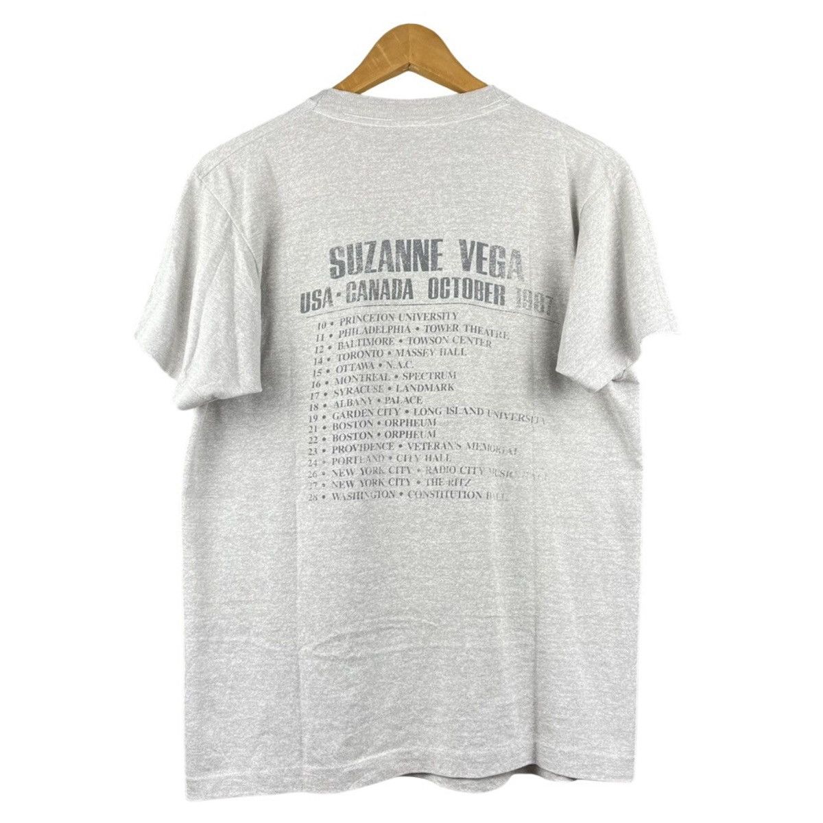 Band Tees × Vintage Vintage Suzanne Vega T-Shirt World Tour 1987 Size US M / EU 48-50 / 2 - 2 Thumbnail