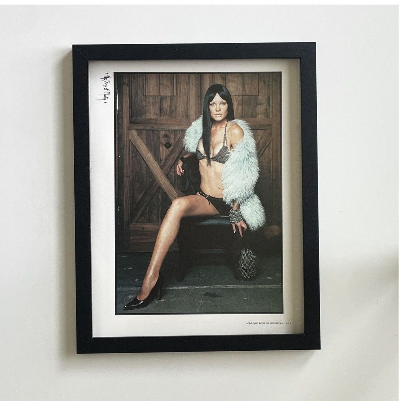 Chrome Hearts × Japanese Brand × Vintage Chrome Hearts erotic photo Poster framed 9x11 Size ONE SIZE - 1 Thumbnail