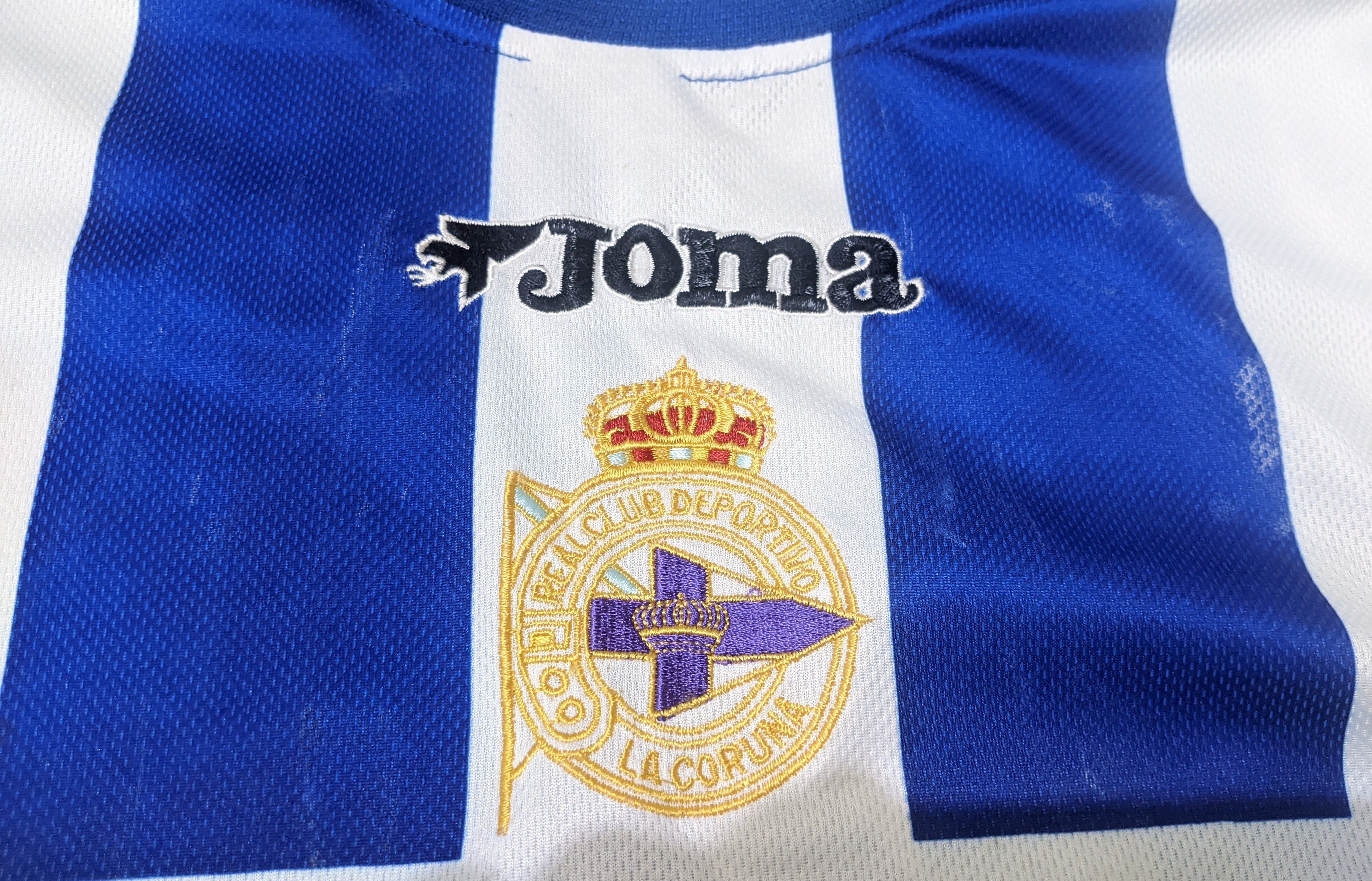 Joma Devortivo la coruna home 2004-05 MAKAY Jersey football shirt Size US L / EU 52-54 / 3 - 6 Thumbnail