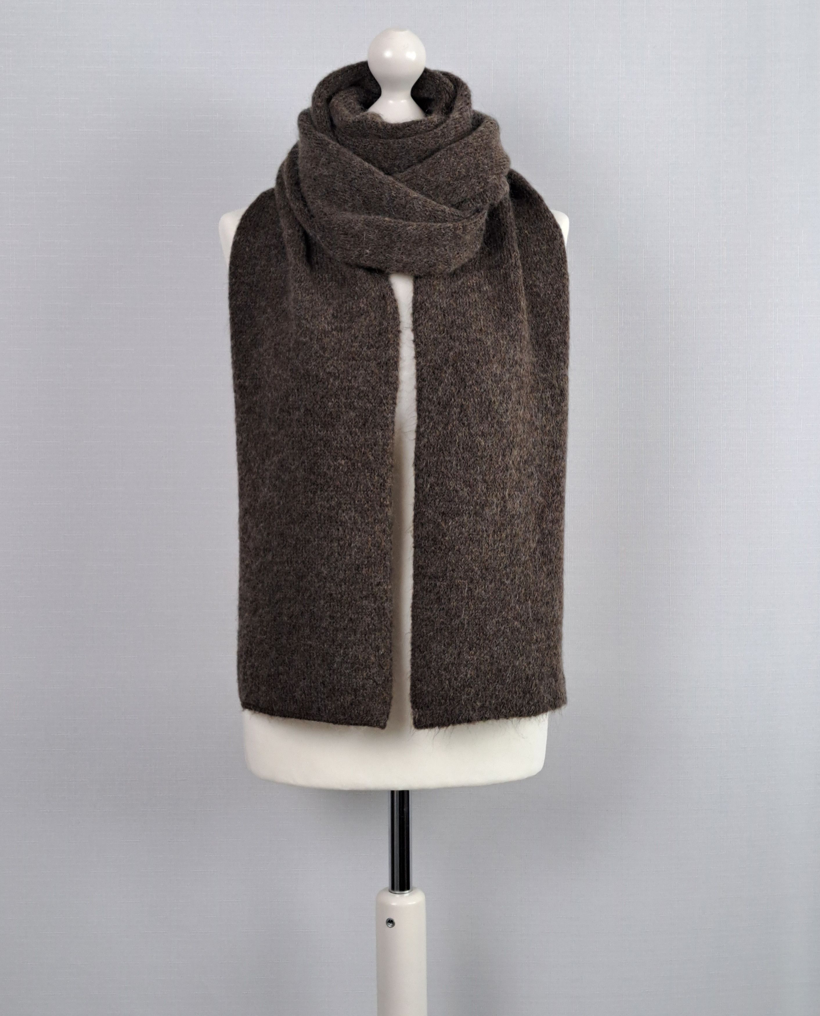 Sarah Pacini Sarah Pacini extra long kid mohair blend knit scarf. Size ONE SIZE - 3 Thumbnail