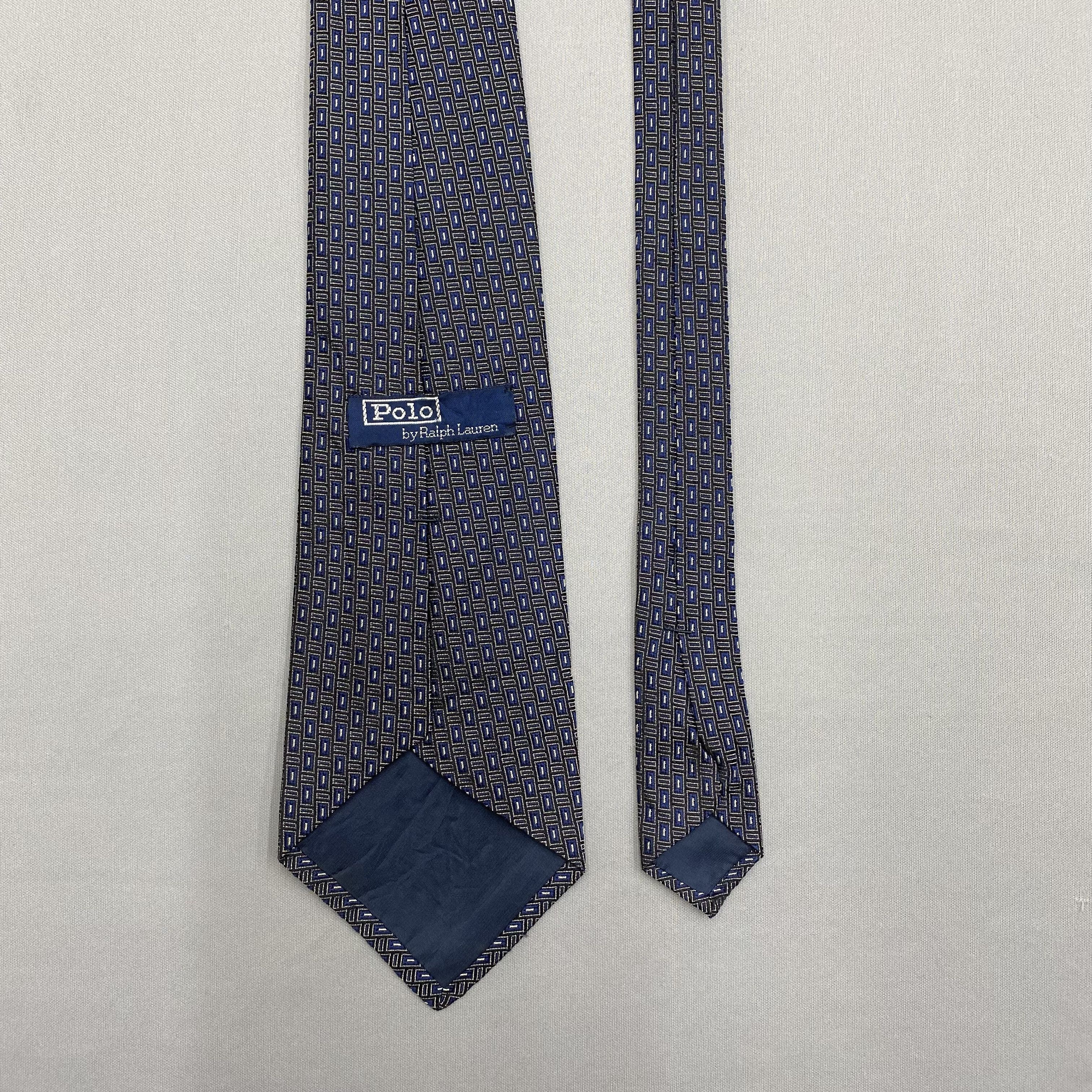 Polo Ralph Lauren Vintage Polo Ralph Lauren SILK Necktie Cravate Pure Silk Size ONE SIZE - 6 Thumbnail