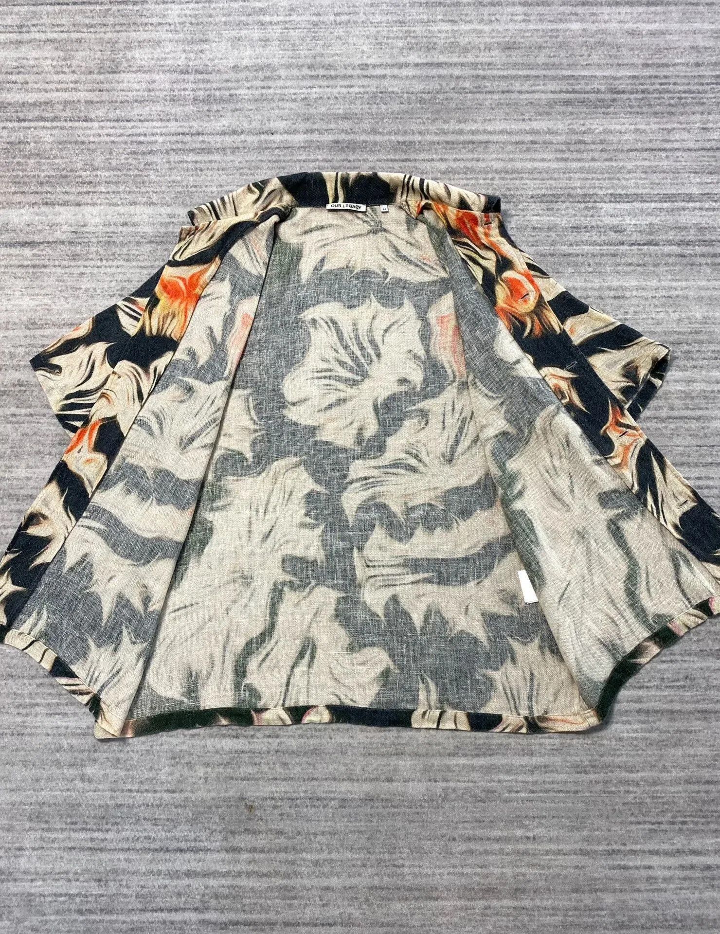 Our Legacy Our Legacy Short Sleeve Floral Box Shirt. Size US L / EU 52-54 / 3 - 3 Thumbnail