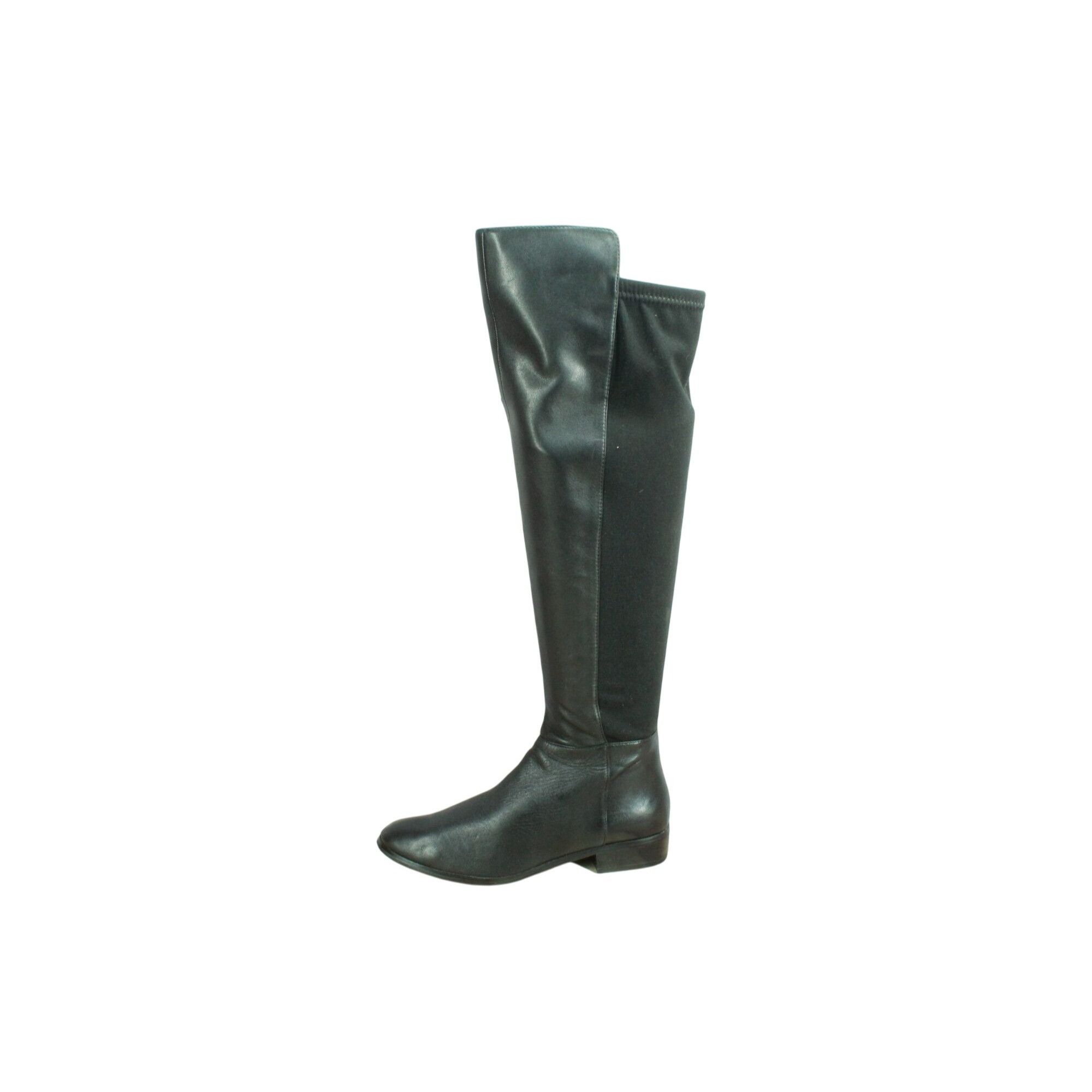 Leather × Michael Kors Michael Kors Bromley Leather Stretch Knee High Riding Boots Size US 6 / IT 36 - 1 Thumbnail