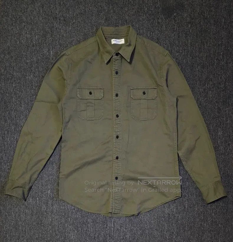 Saint Laurent Paris Saint Laurent Long Sleeve Button Up Shirt. Size US XL / EU 56 / 4 - 1 Thumbnail