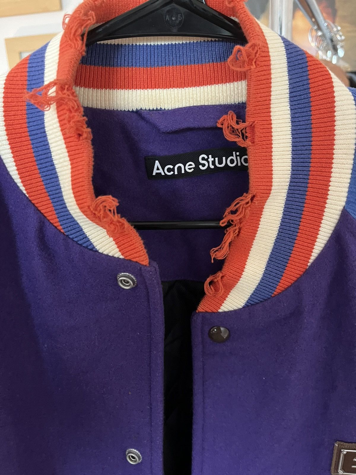 Acne Studios Wool/corduroy Acne Studios Varsity Jacket Size US M / EU 48-50 / 2 - 2 Thumbnail