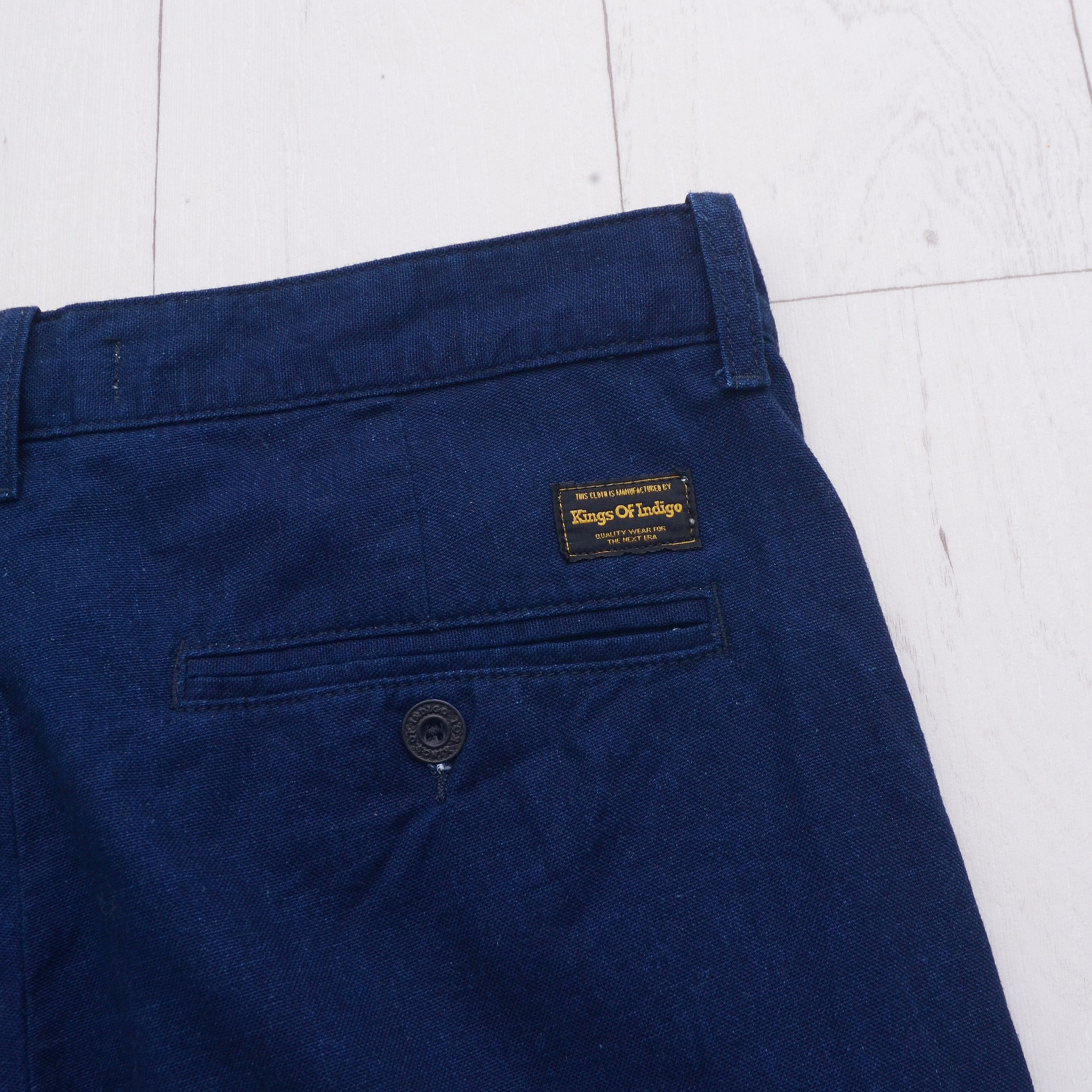 Indigo × Kings Of Indigo KINGS OF INDIGO Denim Pants Jeans Rare Designer Size US 33 - 7 Thumbnail
