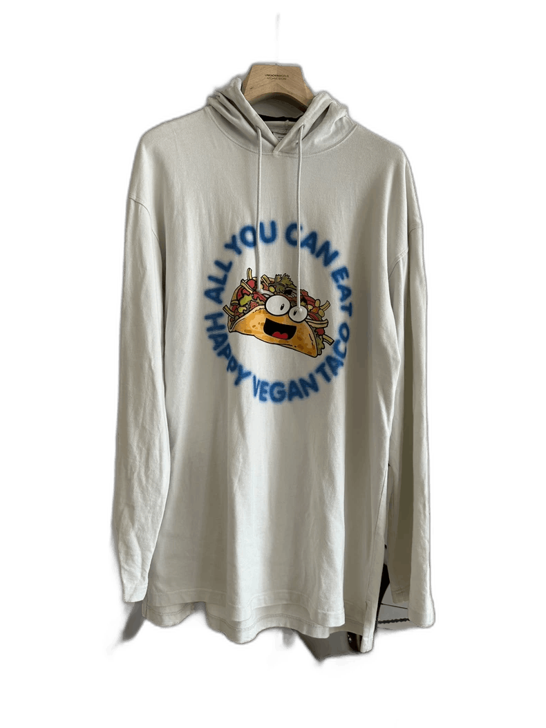 Black Vetements Taco Hoodie VETEMENTS 19AW VEGETARIAN TACO HOODIE