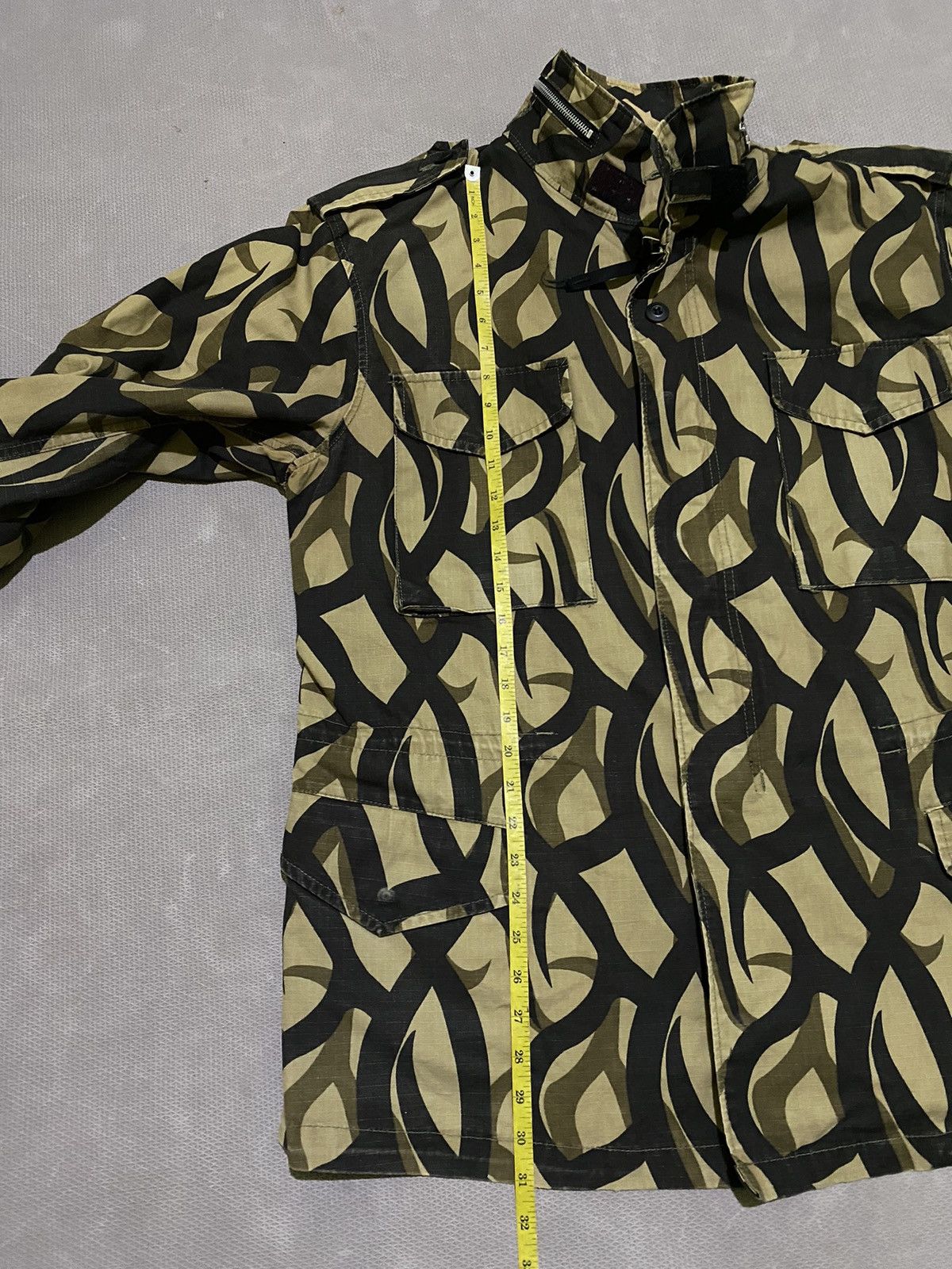 Japanese Brand × Tribal Streetwear × Vintage M65 parka Houston inc “like Number (N)ine tribal camo jacket Size US L / EU 52-54 / 3 - 9 Thumbnail