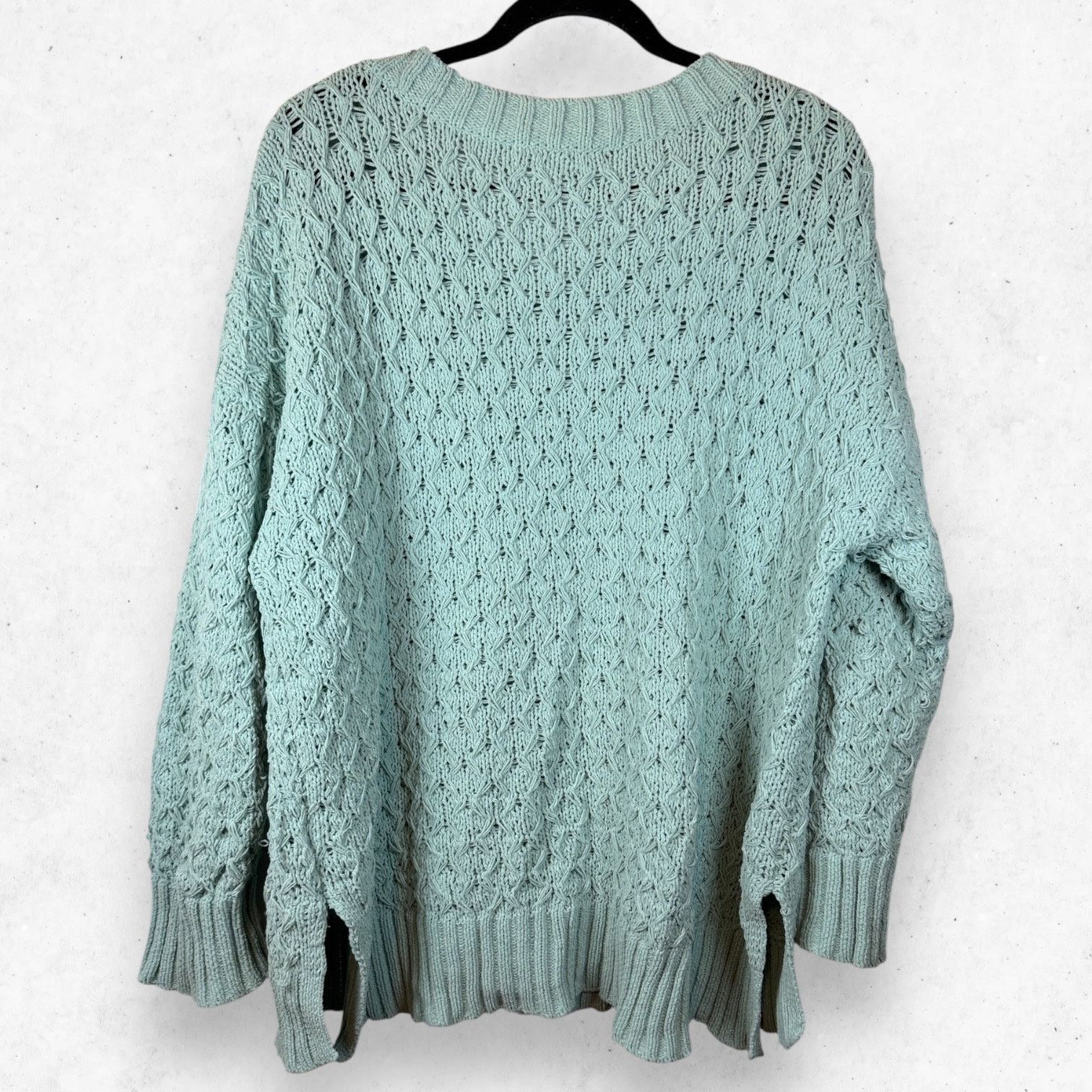 Seven 7 Seven 7 Knitted Mint Sweater Women's Size L Very Soft Size L / US 10 / IT 46 - 2 Thumbnail