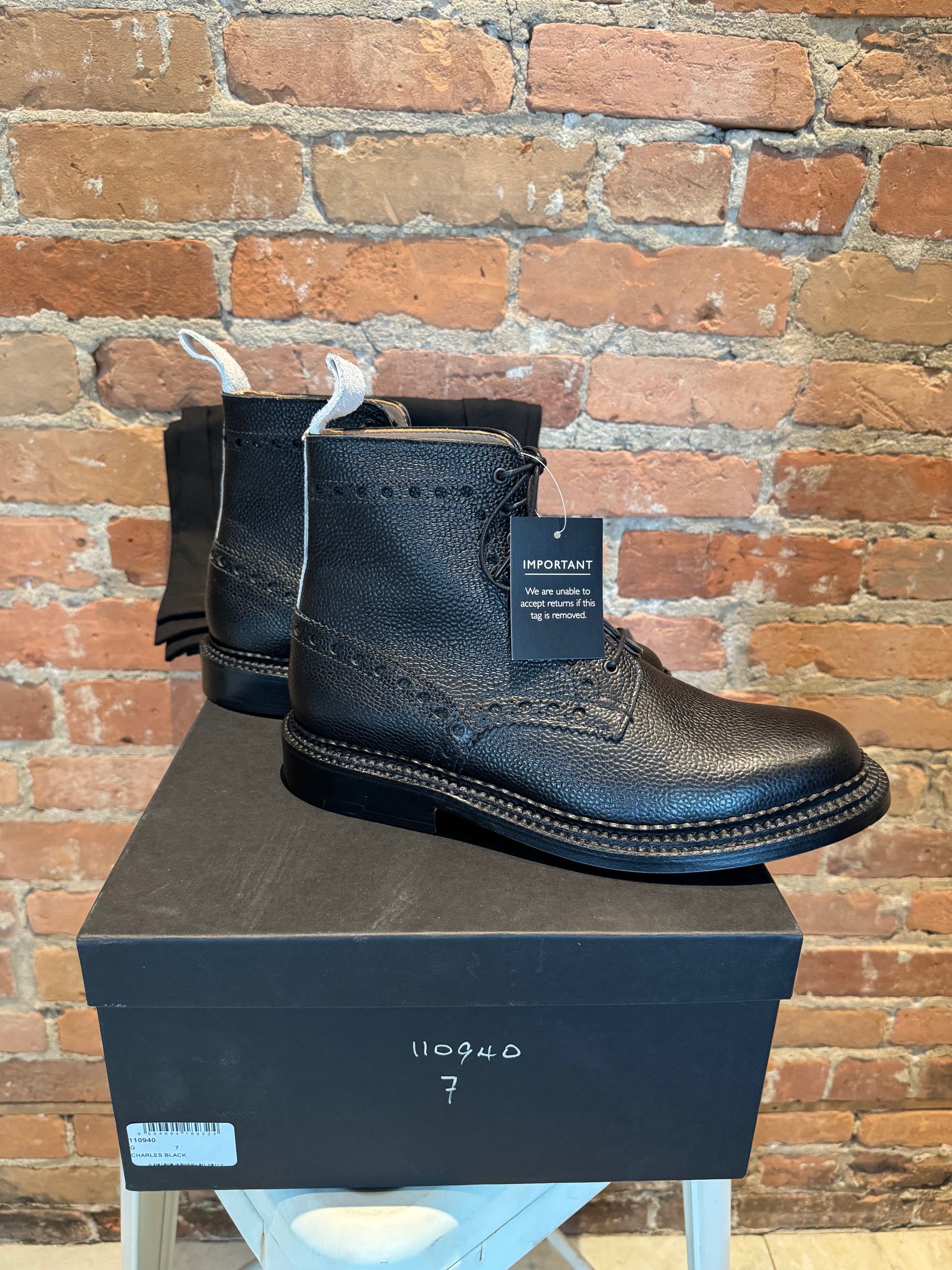 Neighborhood NEIGHBORHOOD x Grenson "Charles" Triple Welt Brogue Boots Size US 8 / EU 41 - 2 Thumbnail