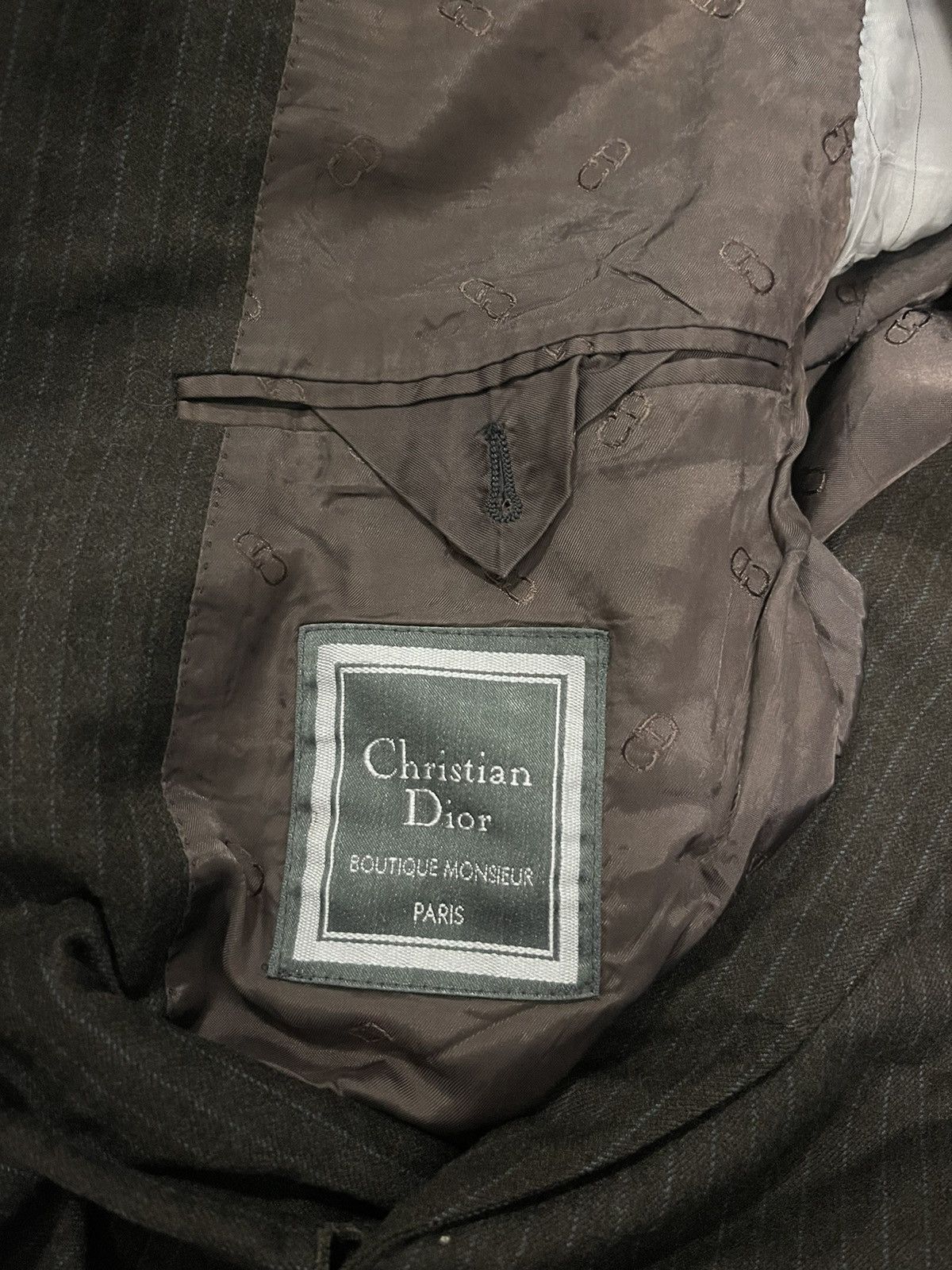 Christian Dior Monsieur Vintage Christian Dior Double Collar Harringbone Wool Blazer Size US M / EU 48-50 / 2 - 6 Thumbnail