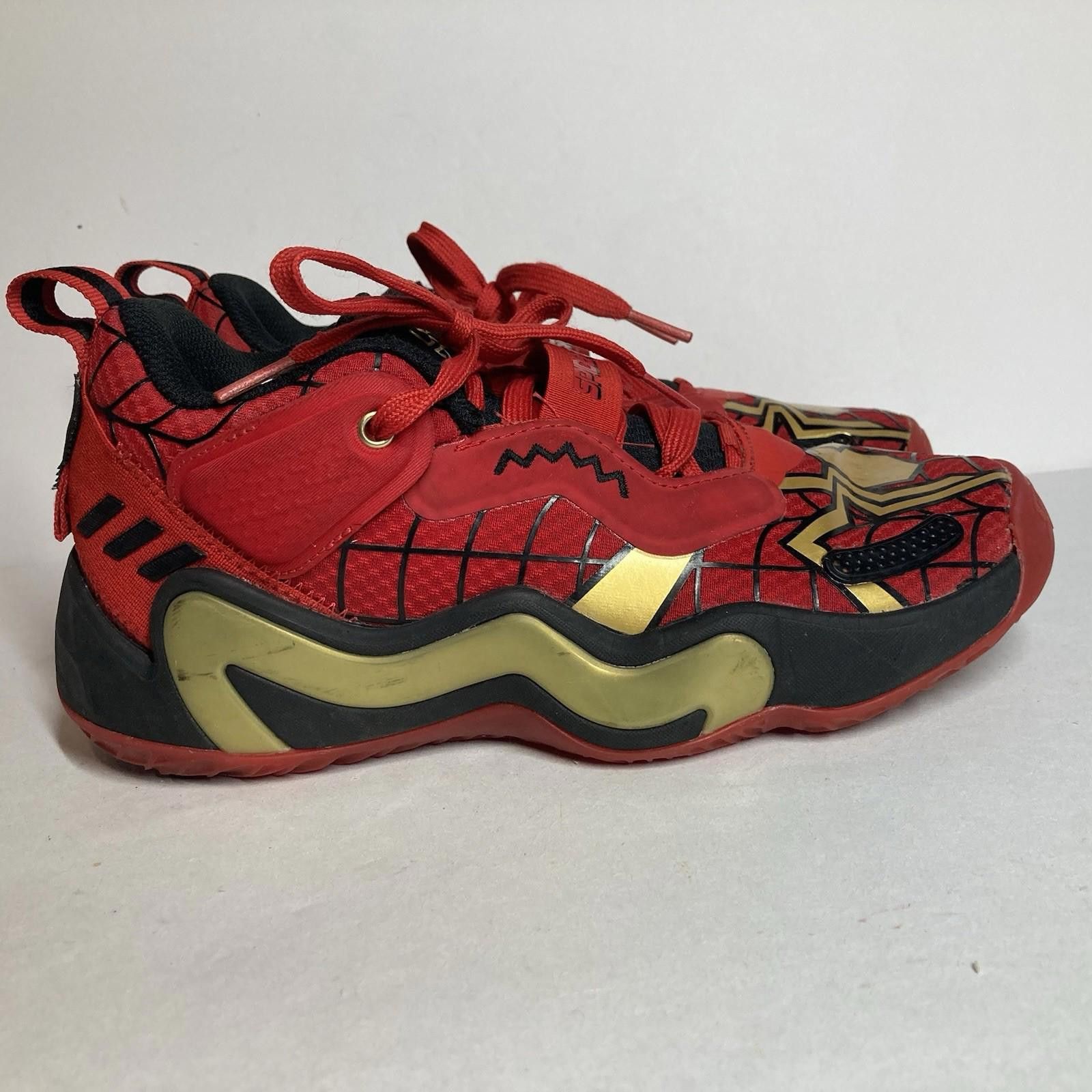 Adidas Boys Size 5.5 Adidas D.O.N Issue #3 Spiderman Size US 5.5 / EU 38 - 4 Thumbnail