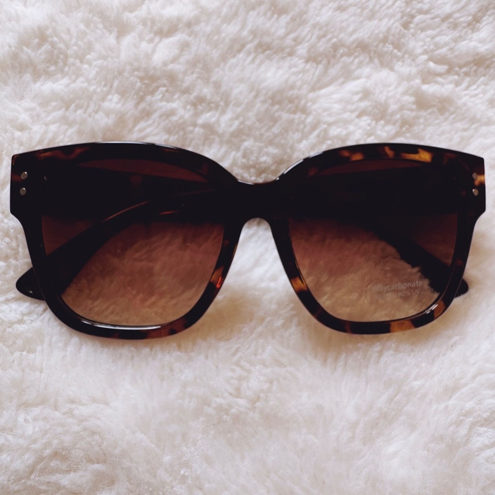 Other Julia Light Tortoise Brown Square Sunglasses Size ONE SIZE - 2 Thumbnail