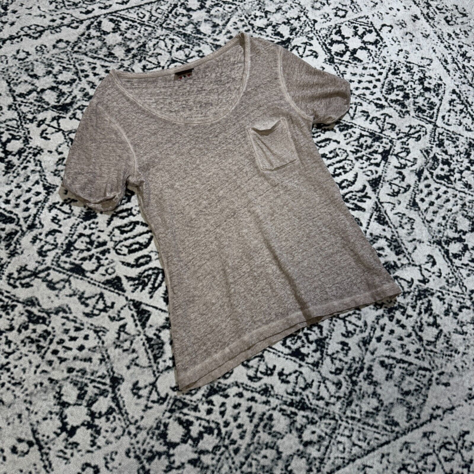 Napapijri × Vintage Napapijri Women's Gray Cotton T-Shirt Size S Y2K 90s Size US S / EU 44-46 / 1 - 5 Thumbnail
