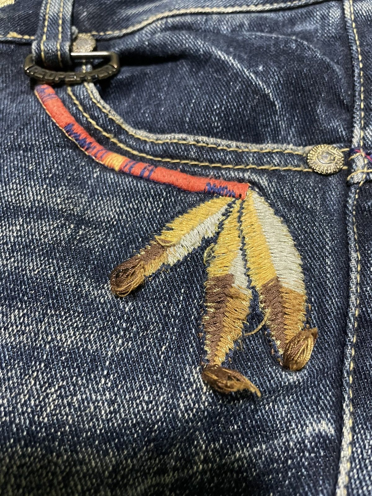 Designer Red Pepper x Kendrick Lamar x Bootcut Jeans Flare RARE!! Size US 30 / EU 46 - 6 Thumbnail